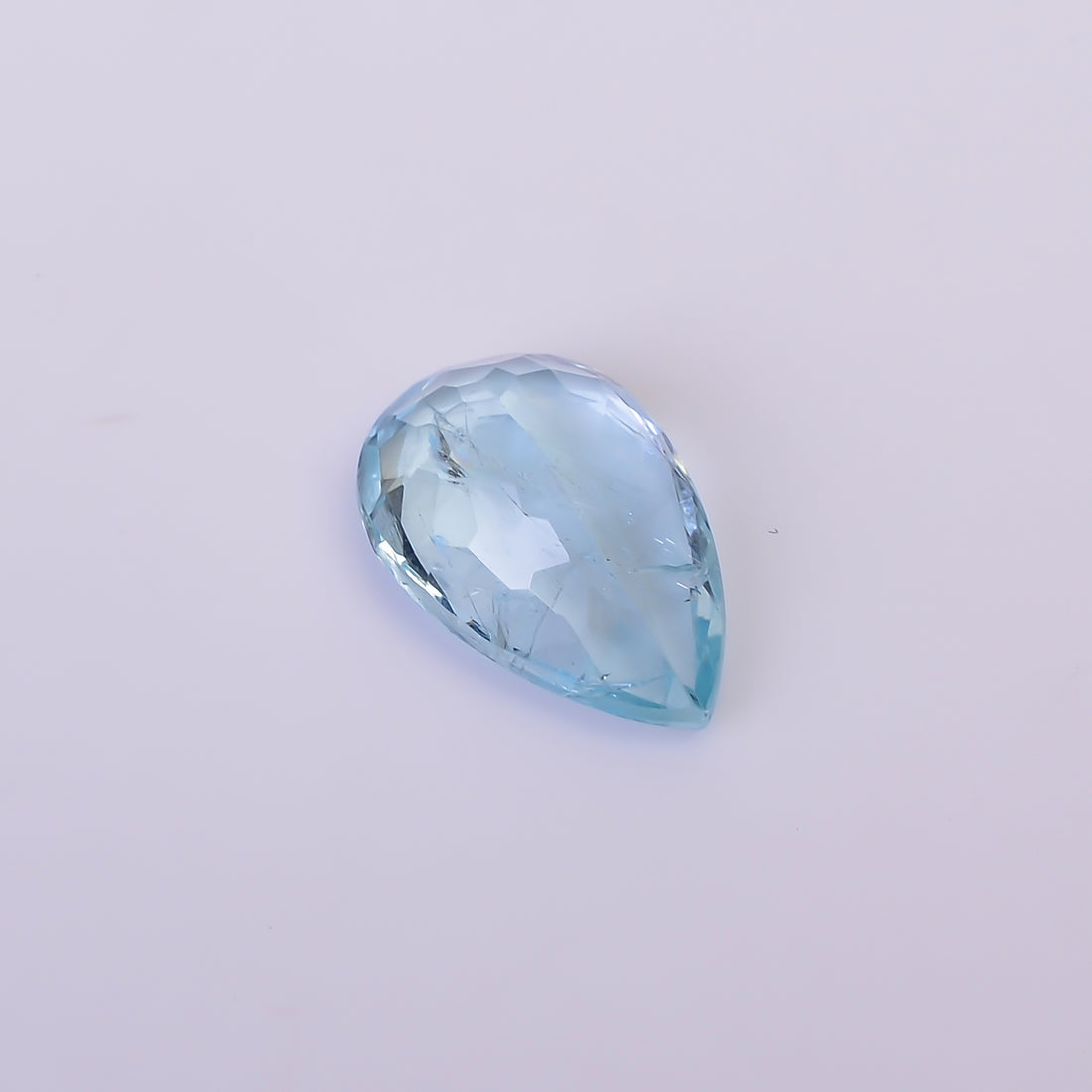 Natural Aquamarine Pear Shape Cut Stone Loose Gemstone For Making Jewelry 3.5 Ct. 13X8X5 MM Y-10536