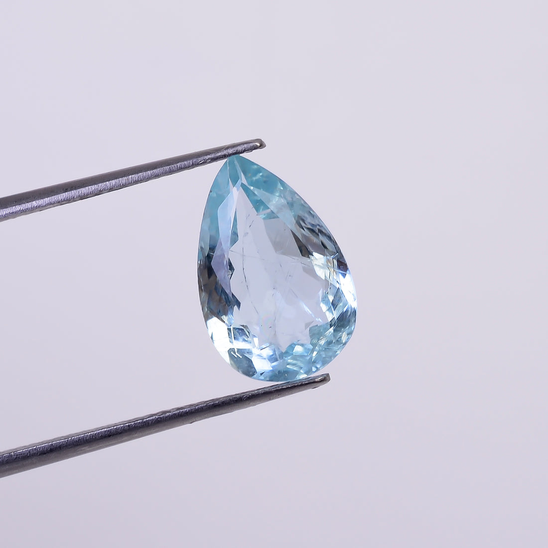 Natural Aquamarine Pear Shape Cut Stone Loose Gemstone For Making Jewelry 3.5 Ct. 13X8X5 MM Y-10536