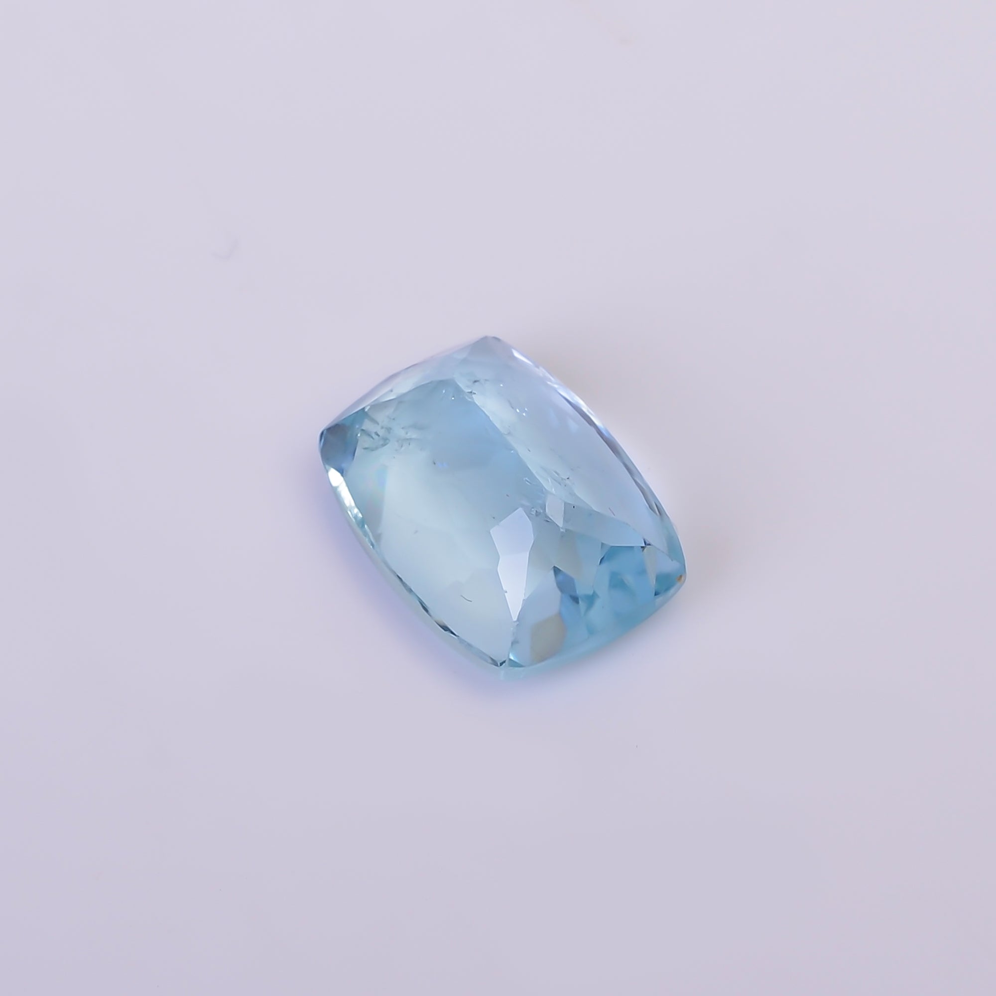 Natural Aquamarine Radiant Shape Cut Stone Loose Gemstone For Making Jewelry 4 Ct. 11X8X5 MM Y-10538