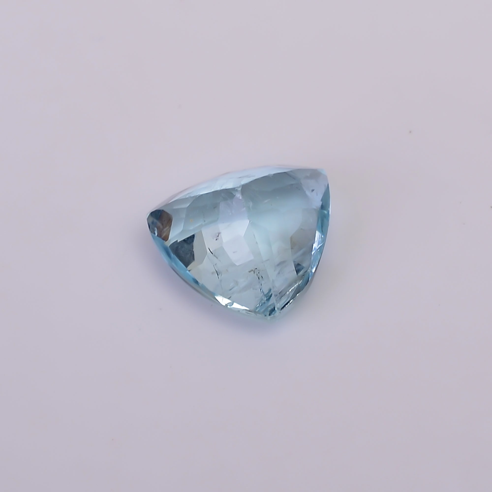 Natural Aquamarine Trillion Shape Cut Stone Loose Gemstone For Making Jewelry 2.5 Ct. 9X9X6 MM Y-10539
