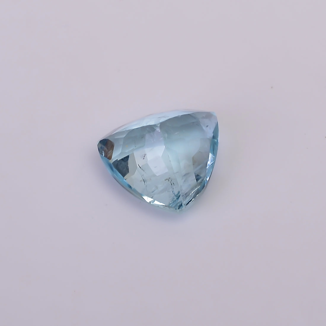 Natural Aquamarine Trillion Shape Cut Stone Loose Gemstone For Making Jewelry 2.5 Ct. 9X9X6 MM Y-10539