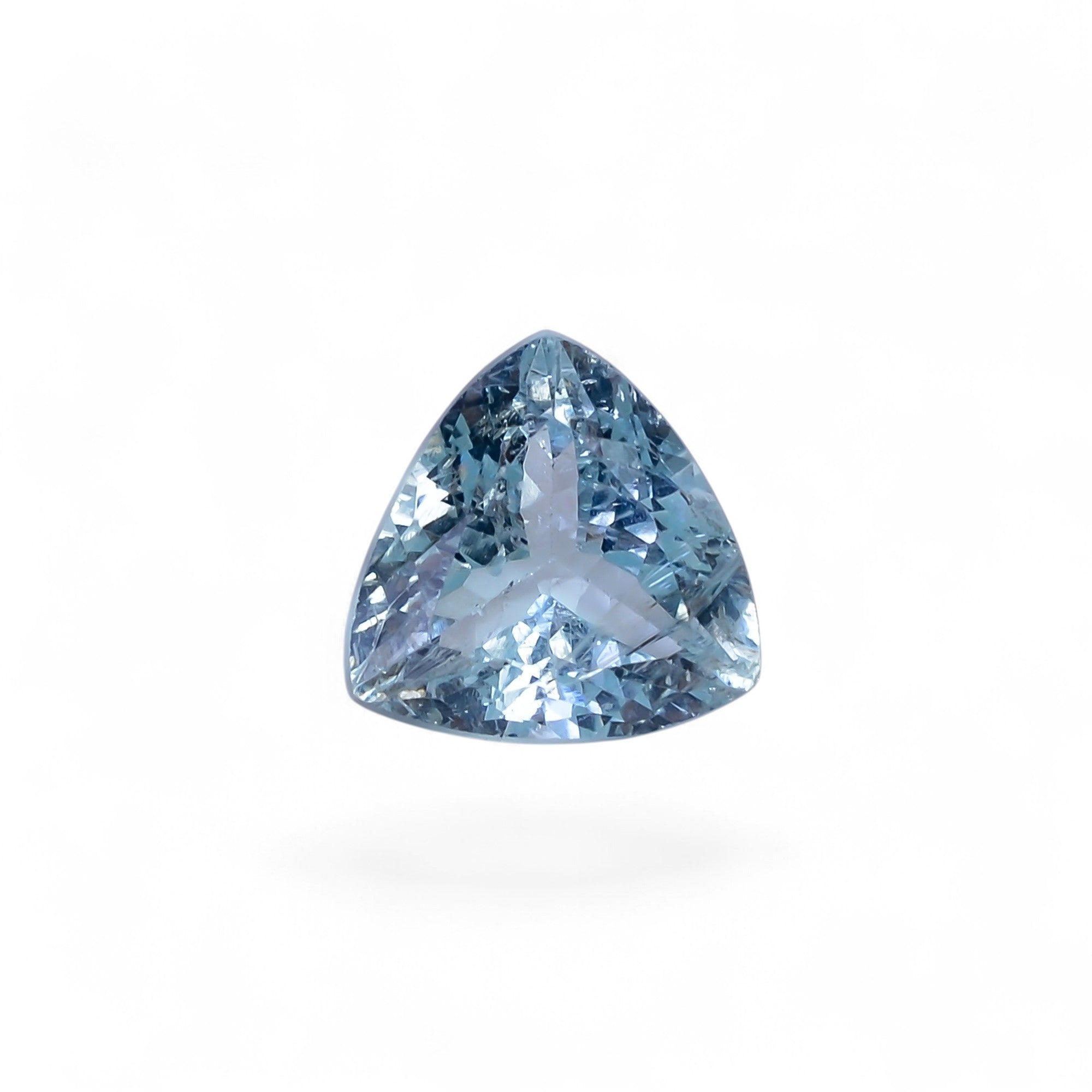 Natural Aquamarine Trillion Shape Cut Stone Loose Gemstone For Making Jewelry 2.5 Ct. 9X9X6 MM Y-10539