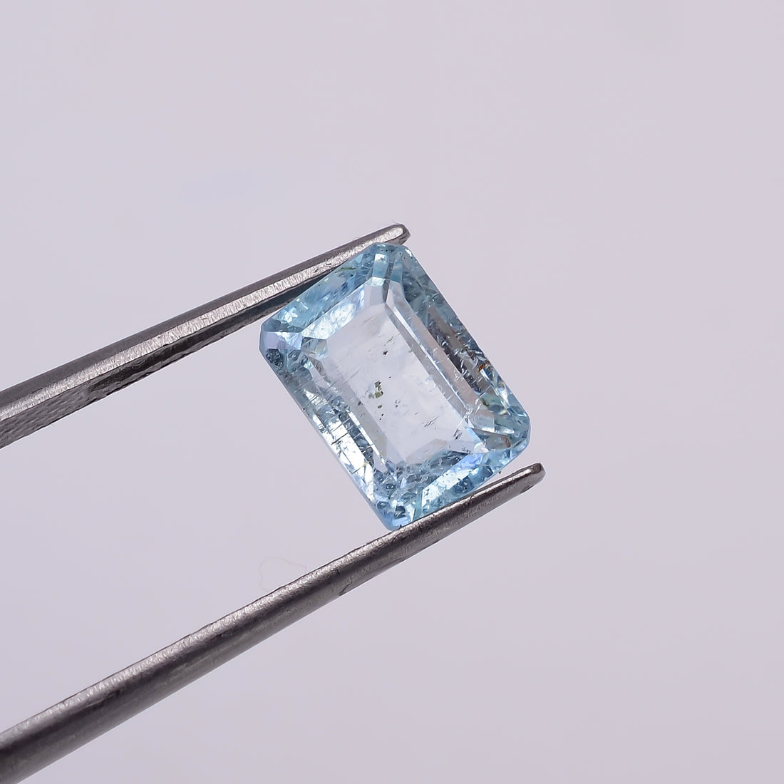 Natural Aquamarine Radiant Shape Cut Stone Loose Gemstone For Making Jewelry 2.5 Ct. 9X6X5 MM Y-10540