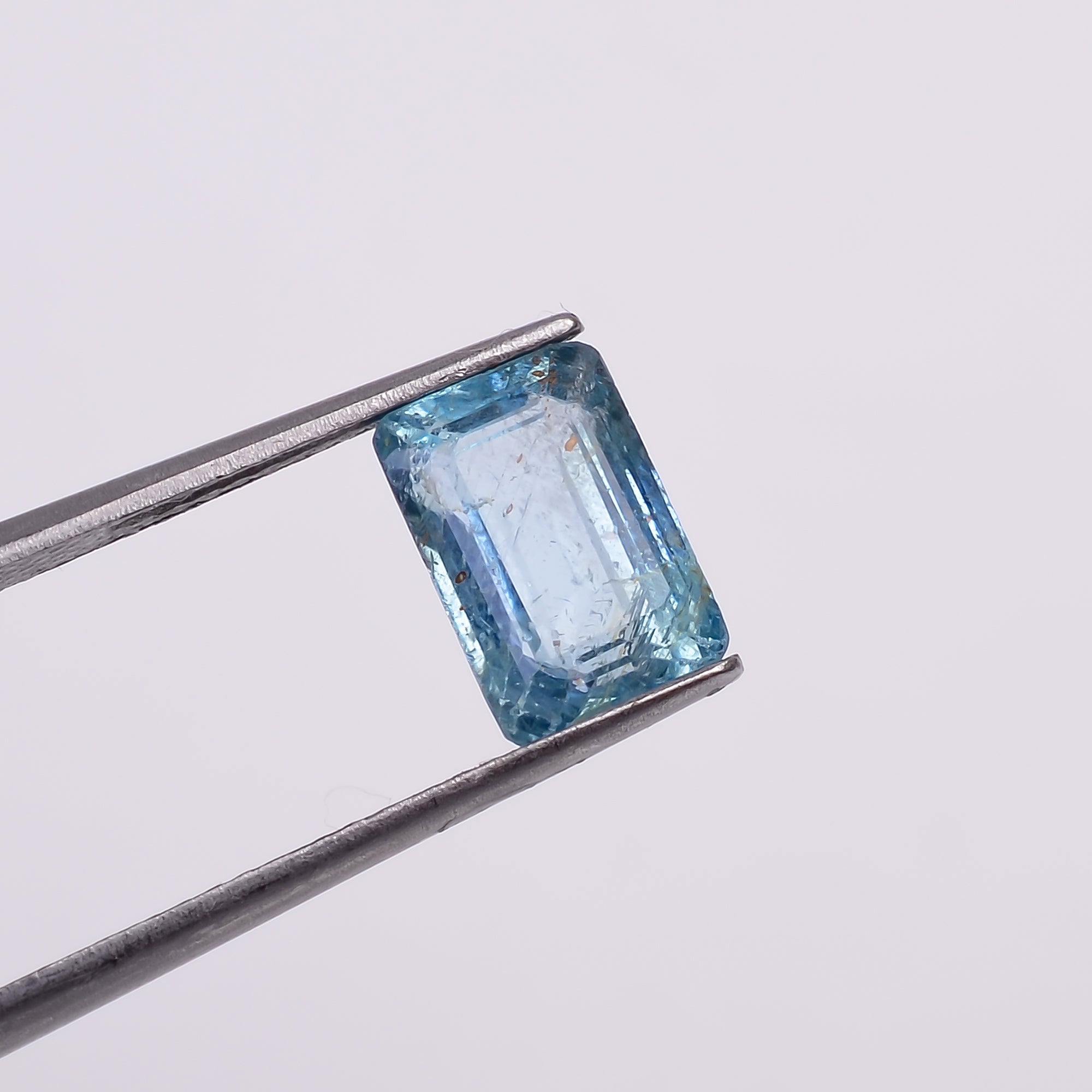 Natural Aquamarine Radiant Shape Cut Stone Loose Gemstone For Making Jewelry 2.5 Ct. 9X6X5 MM Y-10542