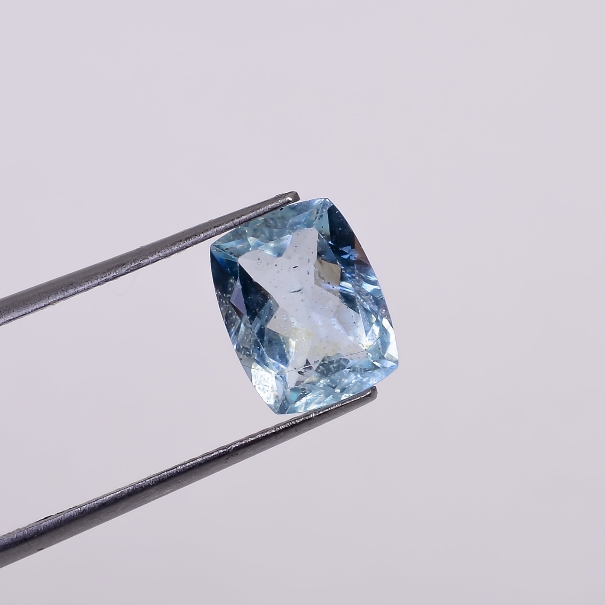 Natural Aquamarine Radiant Shape Cut Stone Loose Gemstone For Making Jewelry 2.5 Ct. 10X8X5 MM Y-10543