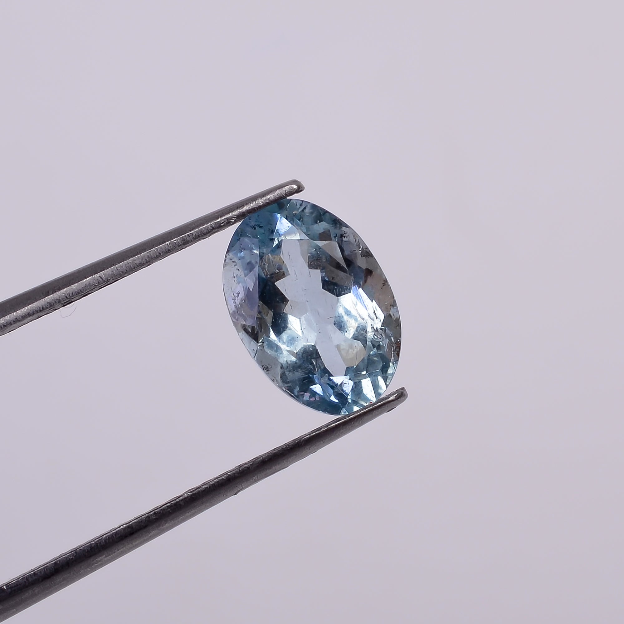 Natural Aquamarine Oval Shape Cut Stone Loose Gemstone For Making Jewelry 2 Ct. 9X6X5 MM Y-10545