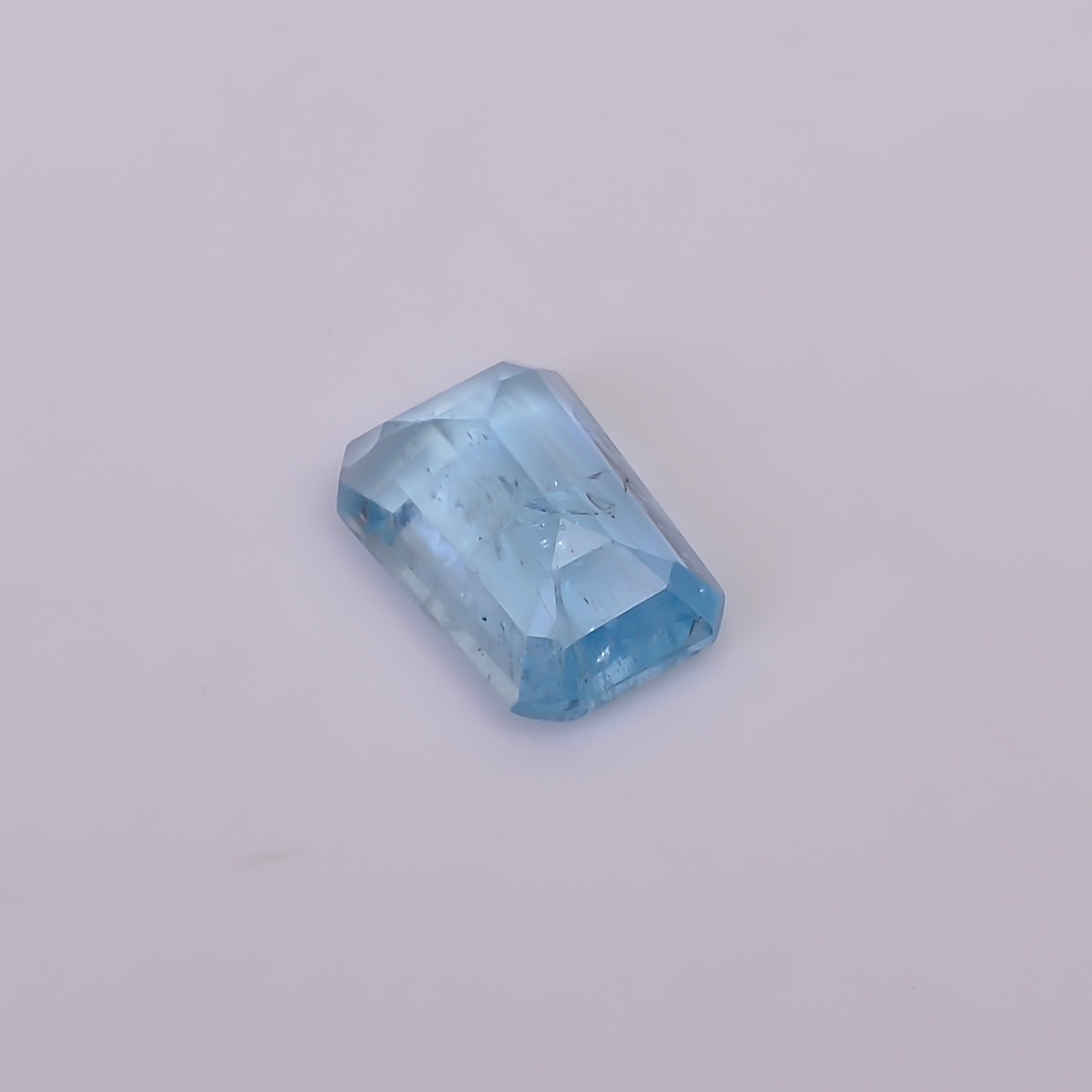 Natural Aquamarine Radiant Shape Cut Stone Loose Gemstone For Making Jewelry 1.5 Ct. 9X5X3 MM Y-10546