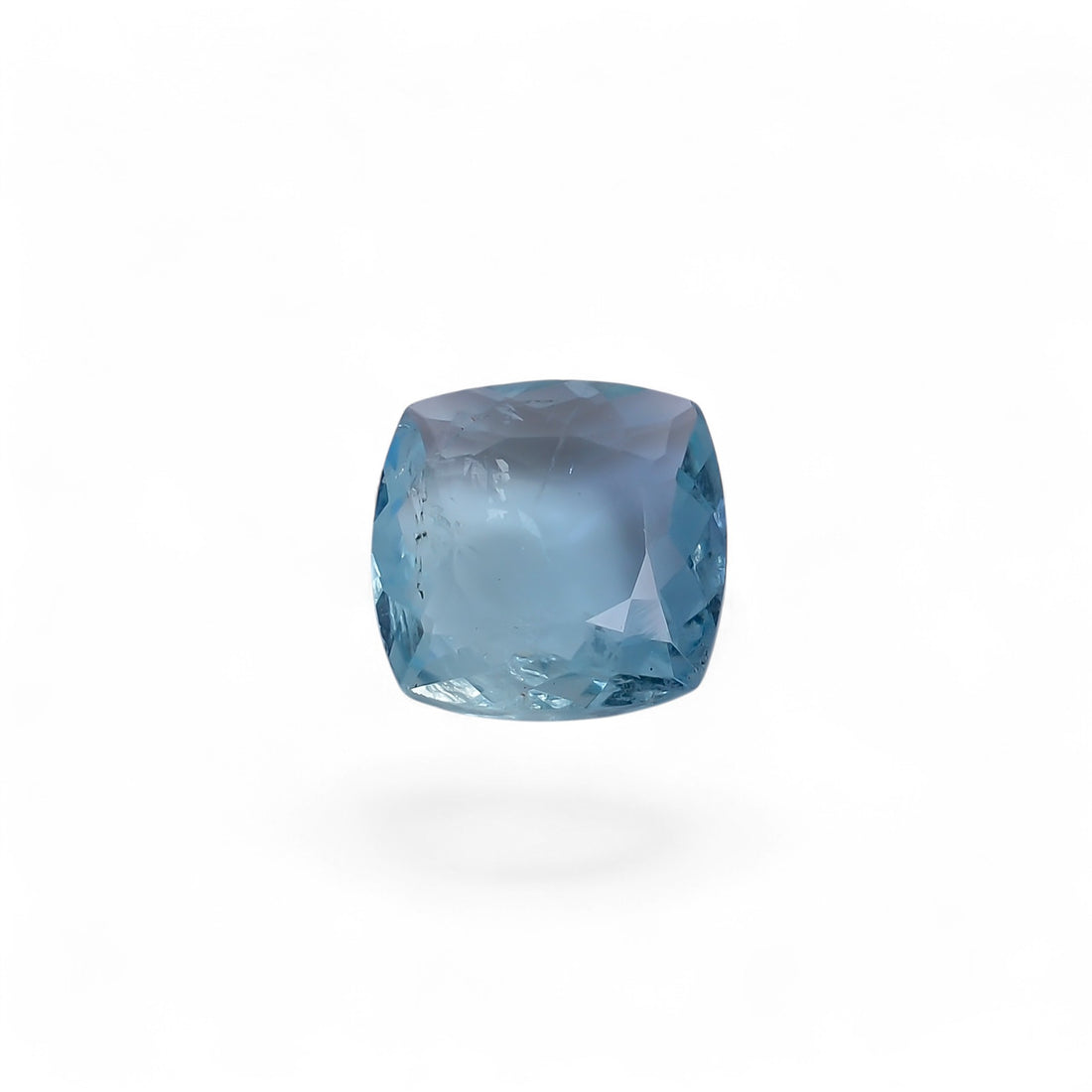 Natural Aquamarine Cushion Shape Cut Stone Loose Gemstone For Making Jewelry 5 Ct. 12X12X4 MM Y-10547