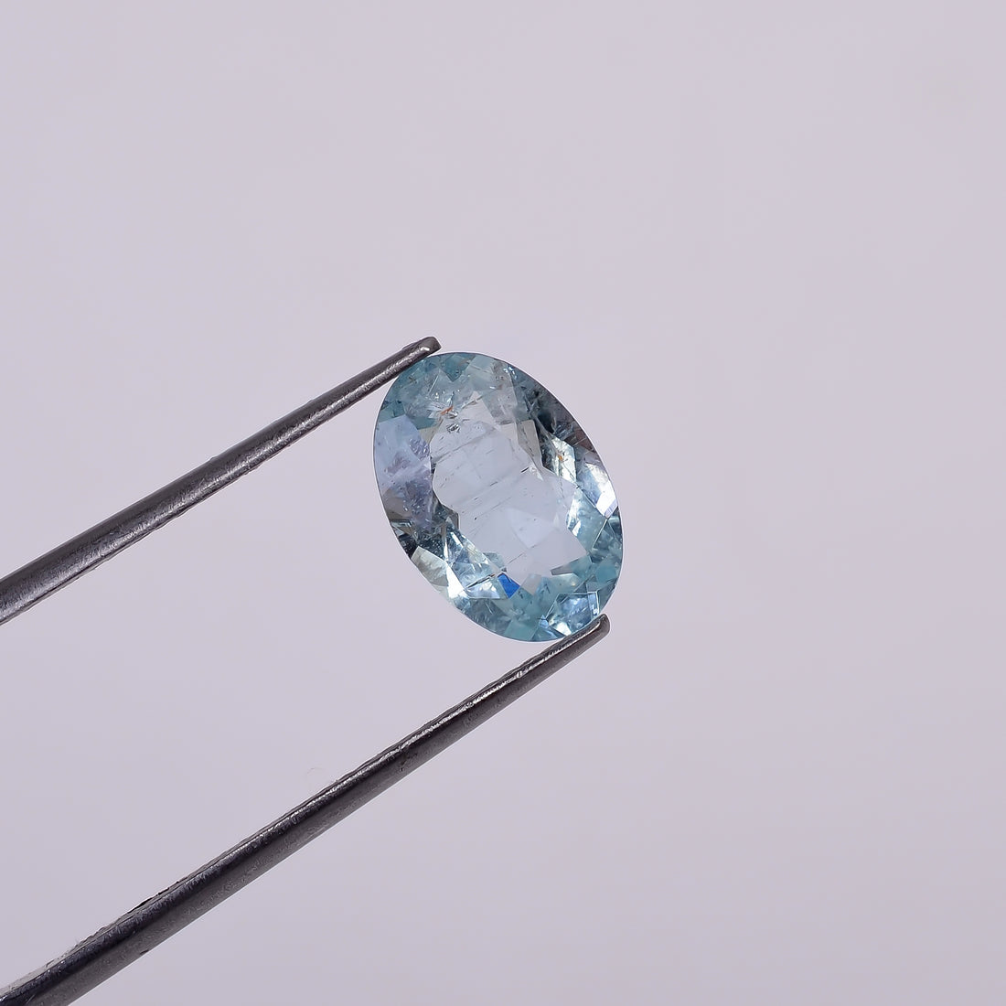 Natural Aquamarine Oval Shape Cut Stone Loose Gemstone For Making Jewelry 2 Ct. 10X7X4 MM Y-10549