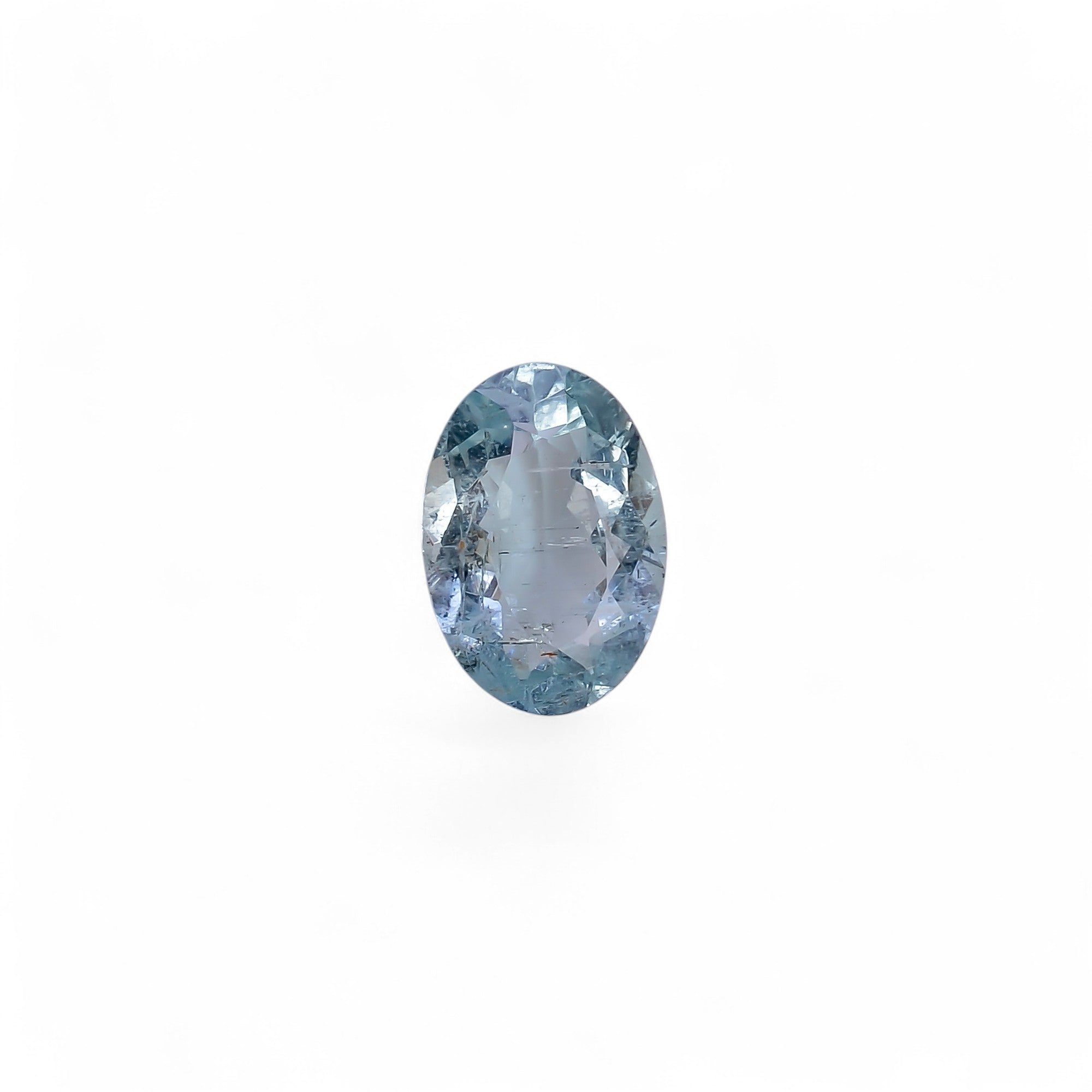 Natural Aquamarine Oval Shape Cut Stone Loose Gemstone For Making Jewelry 2 Ct. 10X7X4 MM Y-10549