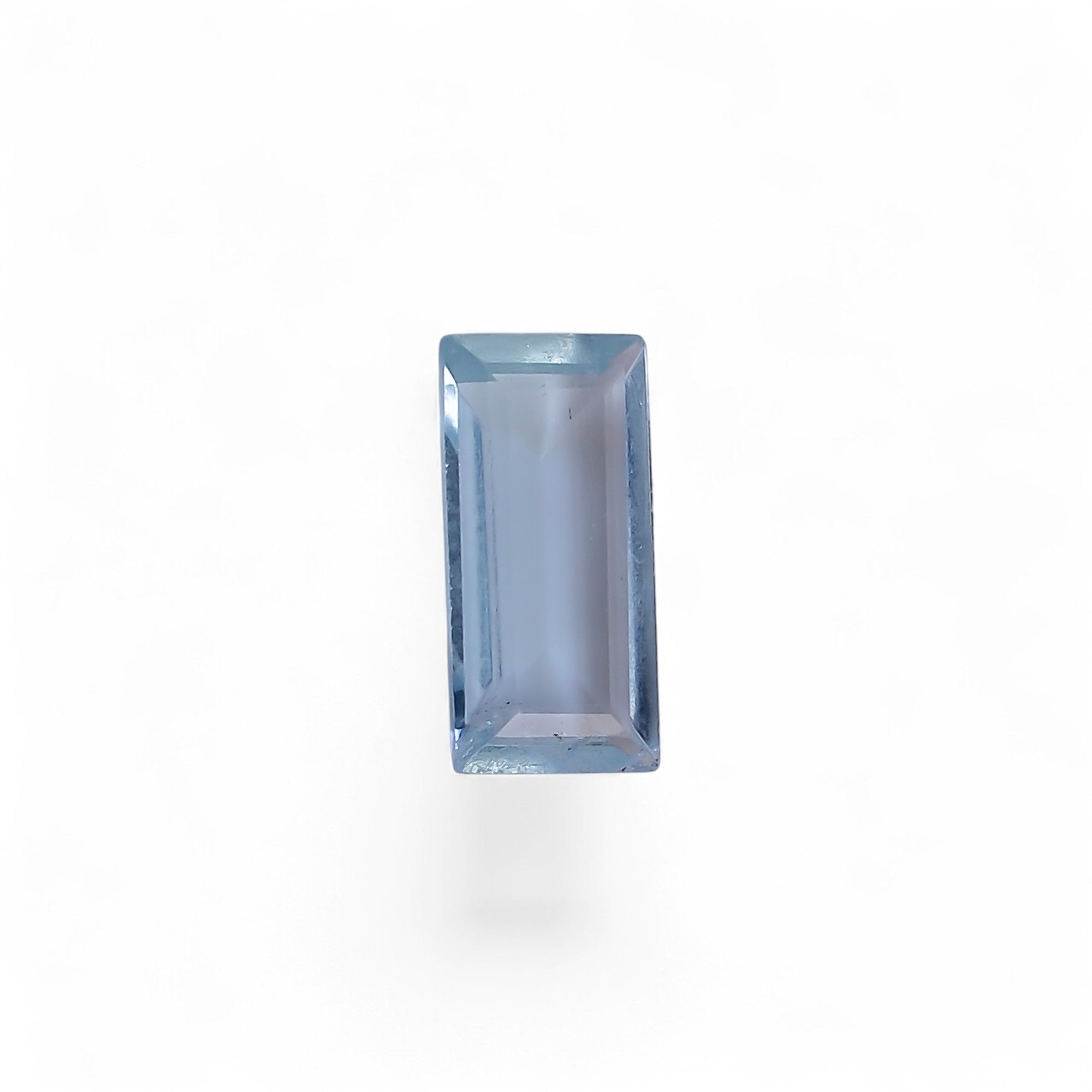 Natural Aquamarine Rectangle Shape Cut Stone Loose Gemstone For Making Jewelry 1.5 Ct. 11X5X3 MM Y-10550