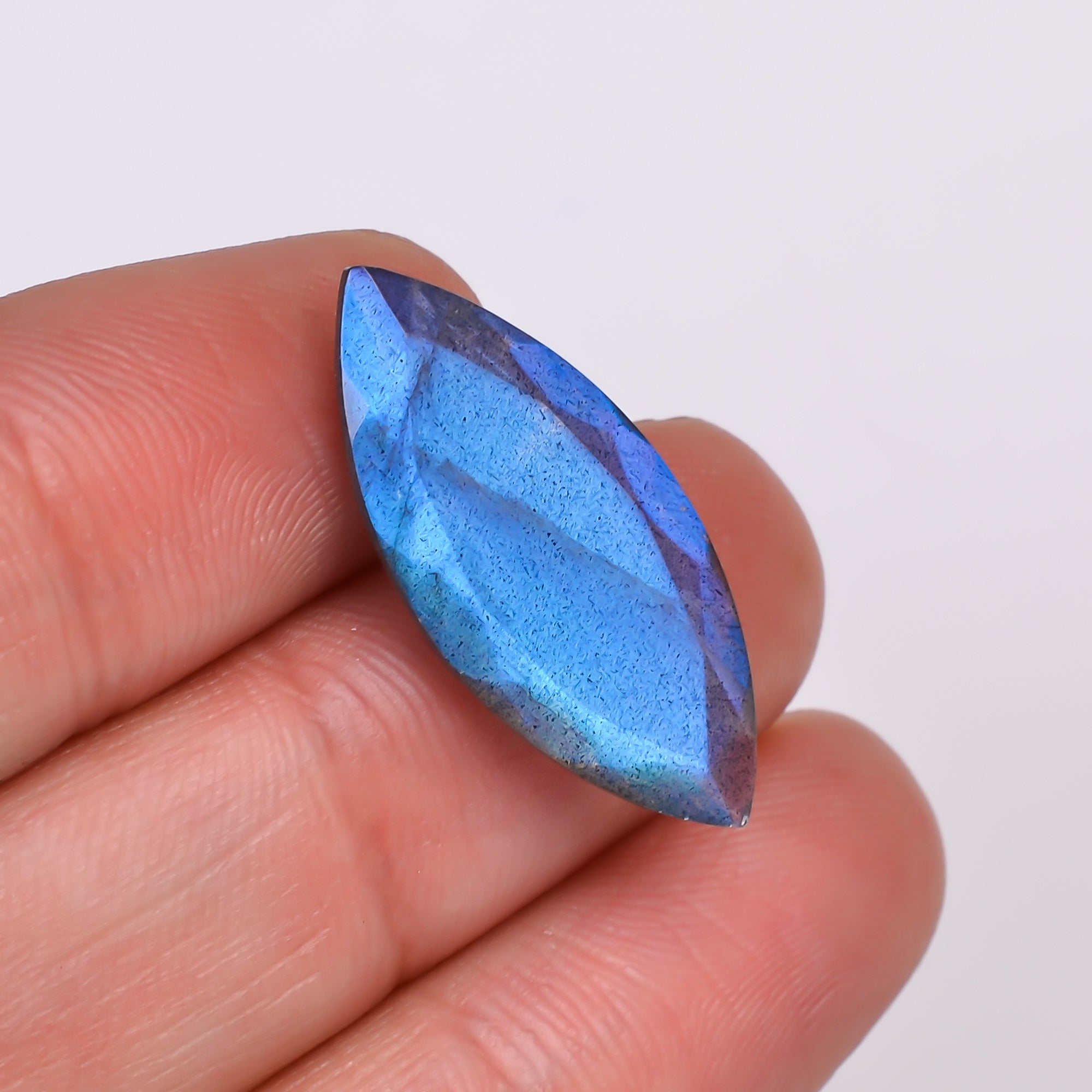 Natural Labradorite Marquise Shape Cut Stone Loose Gemstone For Making Jewelry 8.5 Ct. 25X11X5 MM Y-10552