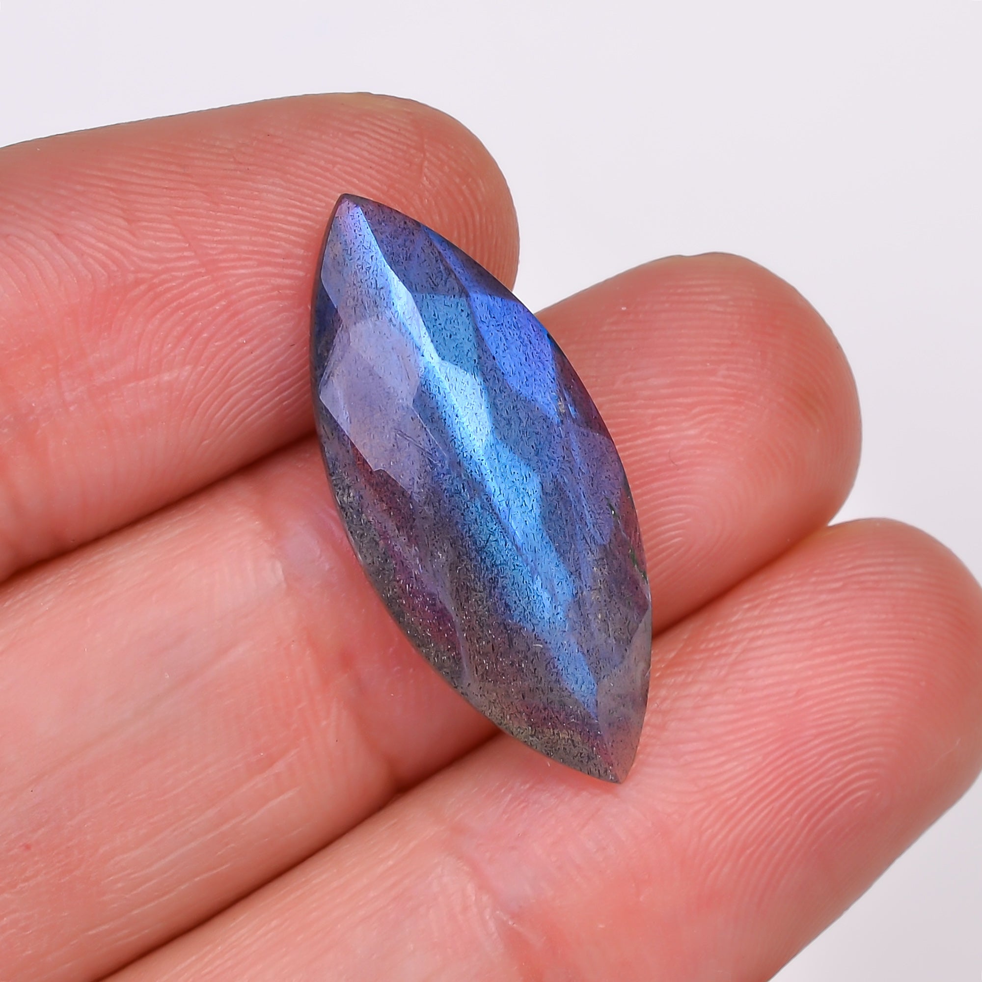 Natural Labradorite Marquise Shape Cut Stone Loose Gemstone For Making Jewelry 8.5 Ct. 25X11X5 MM Y-10552