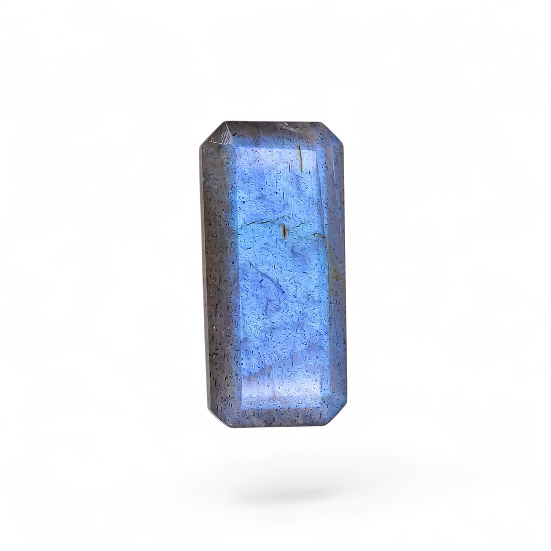 Natural Labradorite Radiant Shape Cut Stone Loose Gemstone For Making Jewelry 21.5 Ct. 27X13X7 MM Y-10553