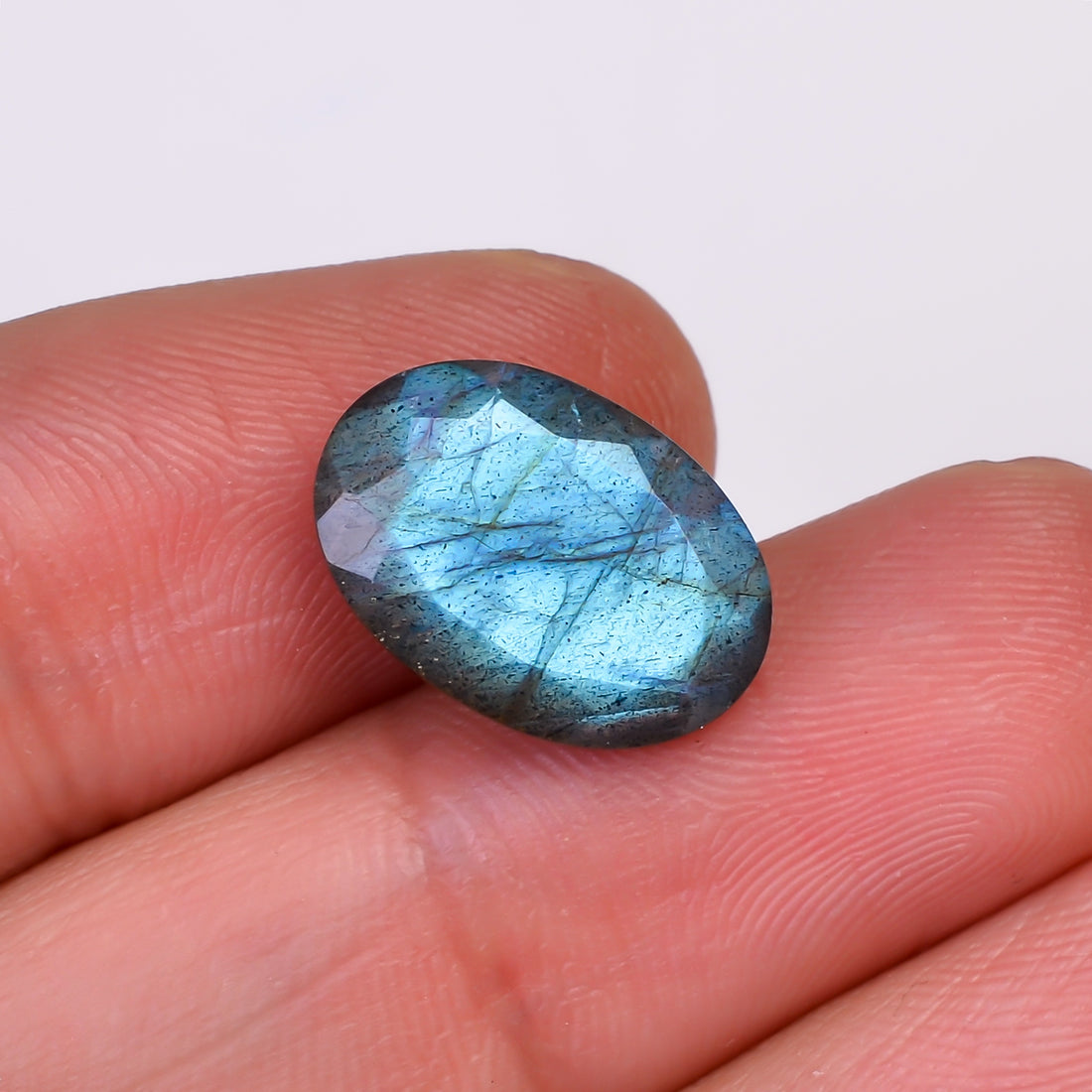 Natural Labradorite Oval Shape Cut Stone Loose Gemstone For Making Jewelry 5.5 Ct.14X10X6 MM Y-10554