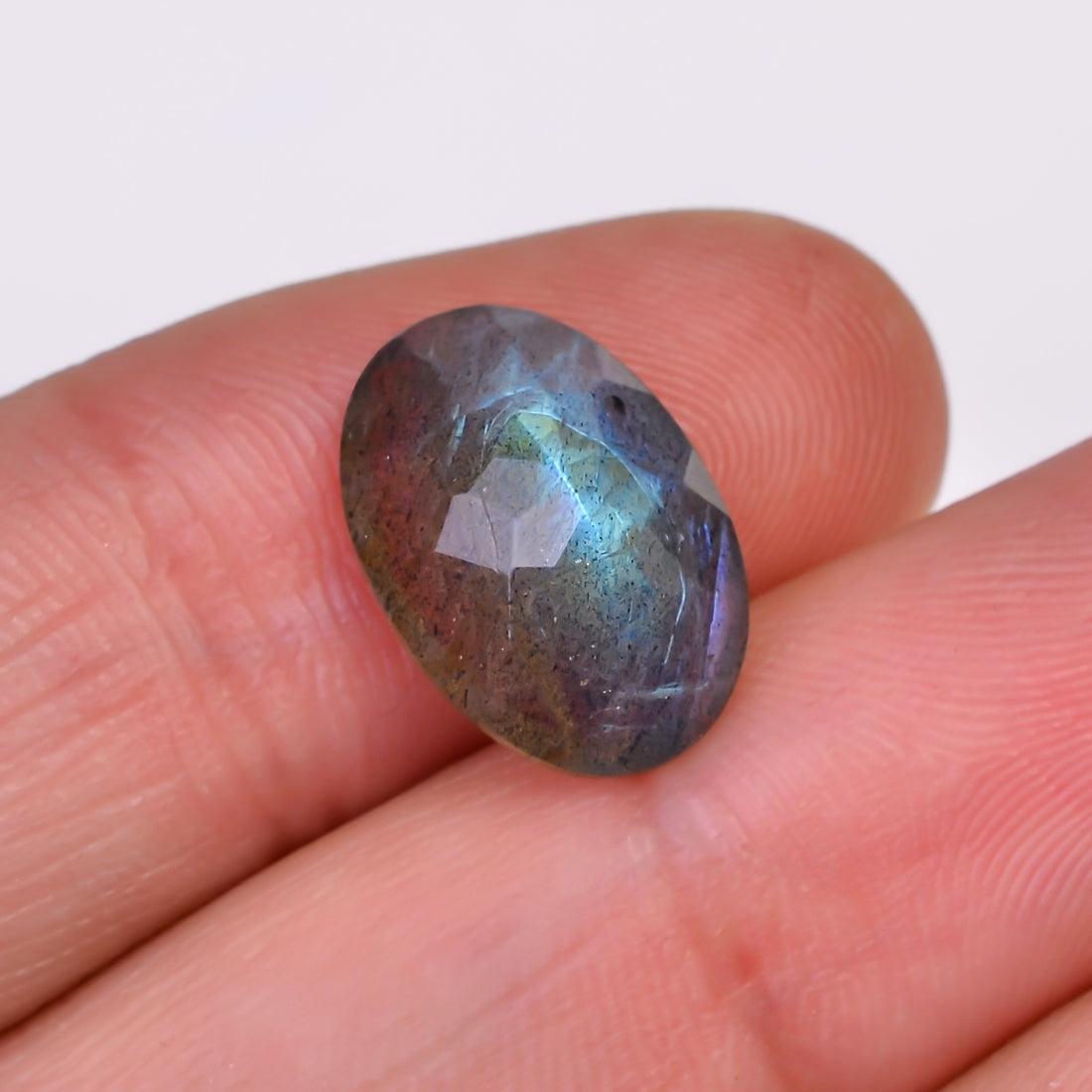 Natural Labradorite Oval Shape Cut Stone Loose Gemstone For Making Jewelry 5.5 Ct.14X10X6 MM Y-10554