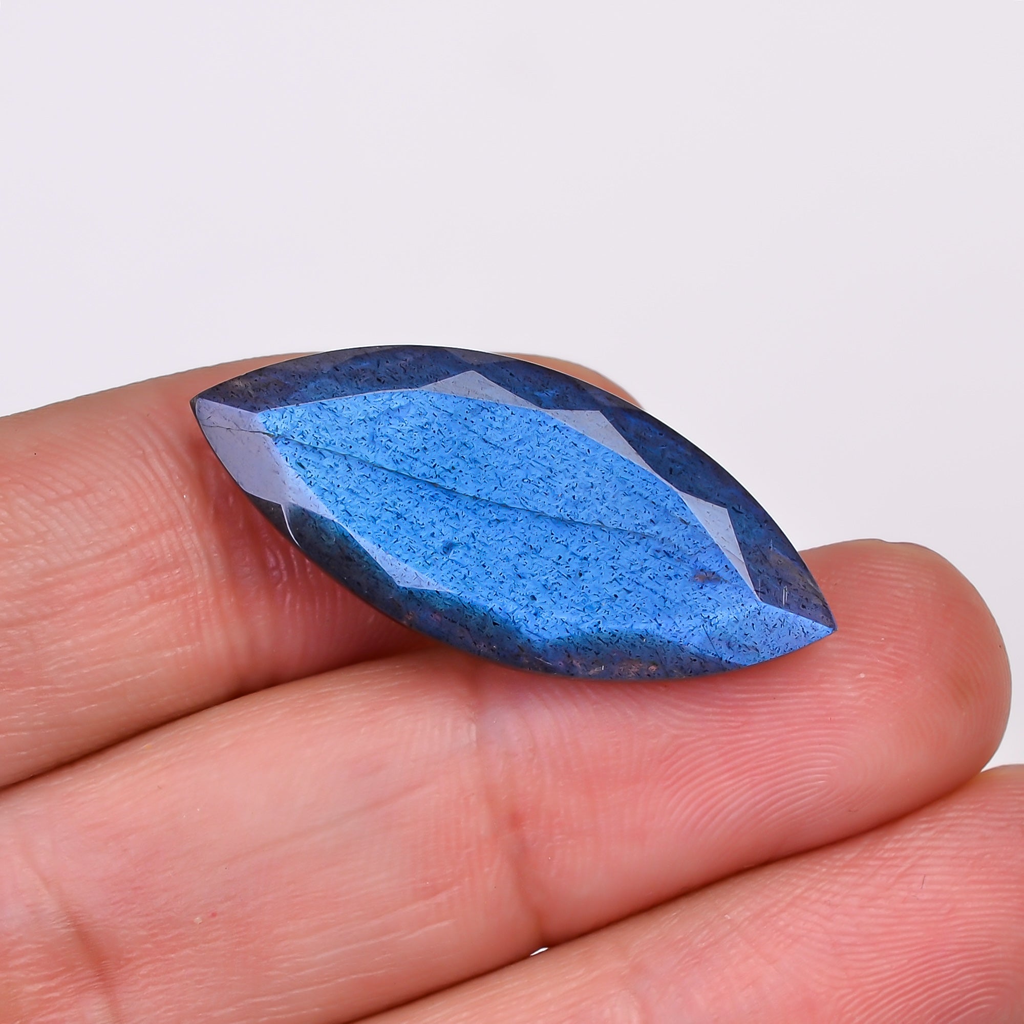 Natural Labradorite Marquise Shape Cut Stone Loose Gemstone For Making Jewelry 18.5 Ct. 30X13X8 MM Y-10555