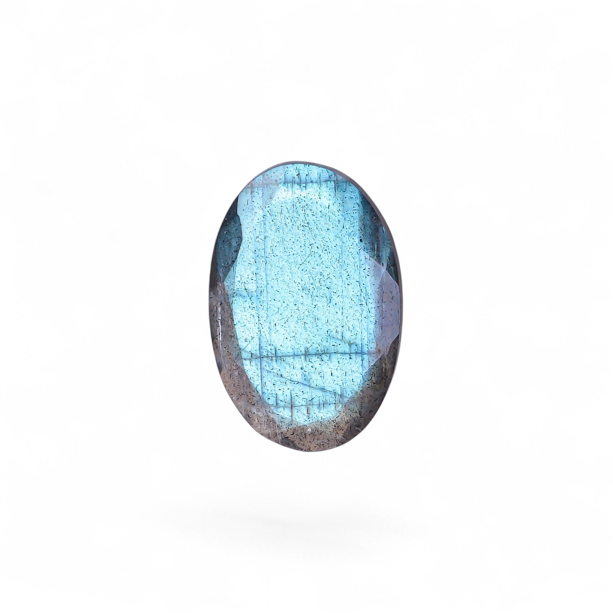 Natural Labradorite Oval Shape Cut Stone Loose Gemstone For Making Jewelry 17 Ct. 24X15X7 MM Y-10556
