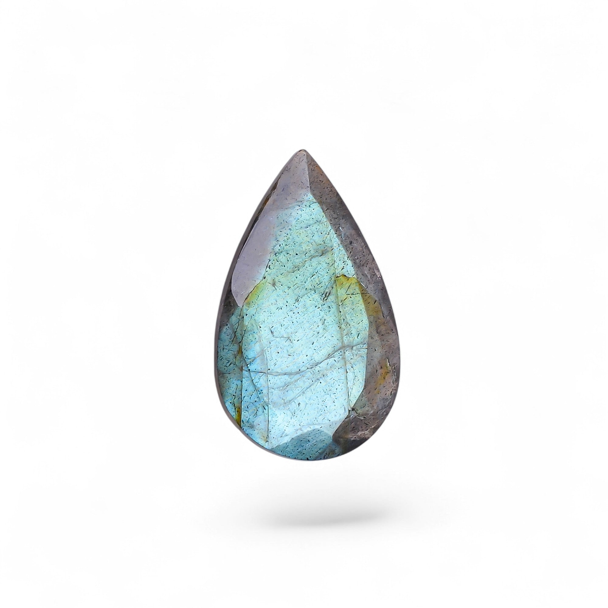 Natural Labradorite Pear Shape Cut Stone Loose Gemstone For Making Jewelry 18 Ct. 26X16X7 MM Y-10558