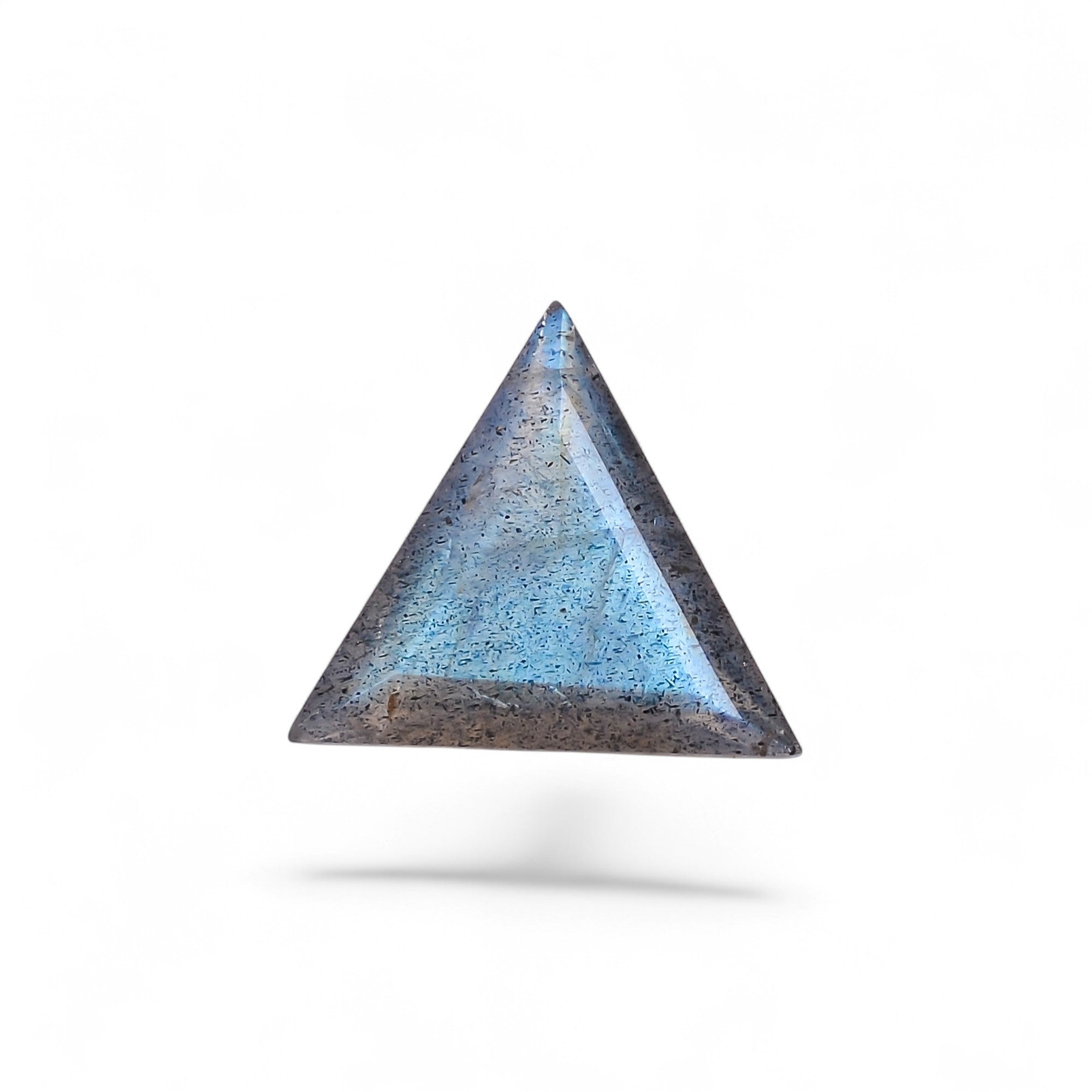 Natural Labradorite Triangle Shape Cut Stone Loose Gemstone For Making Jewelry 6 Ct.15X15X5 MM Y-10559