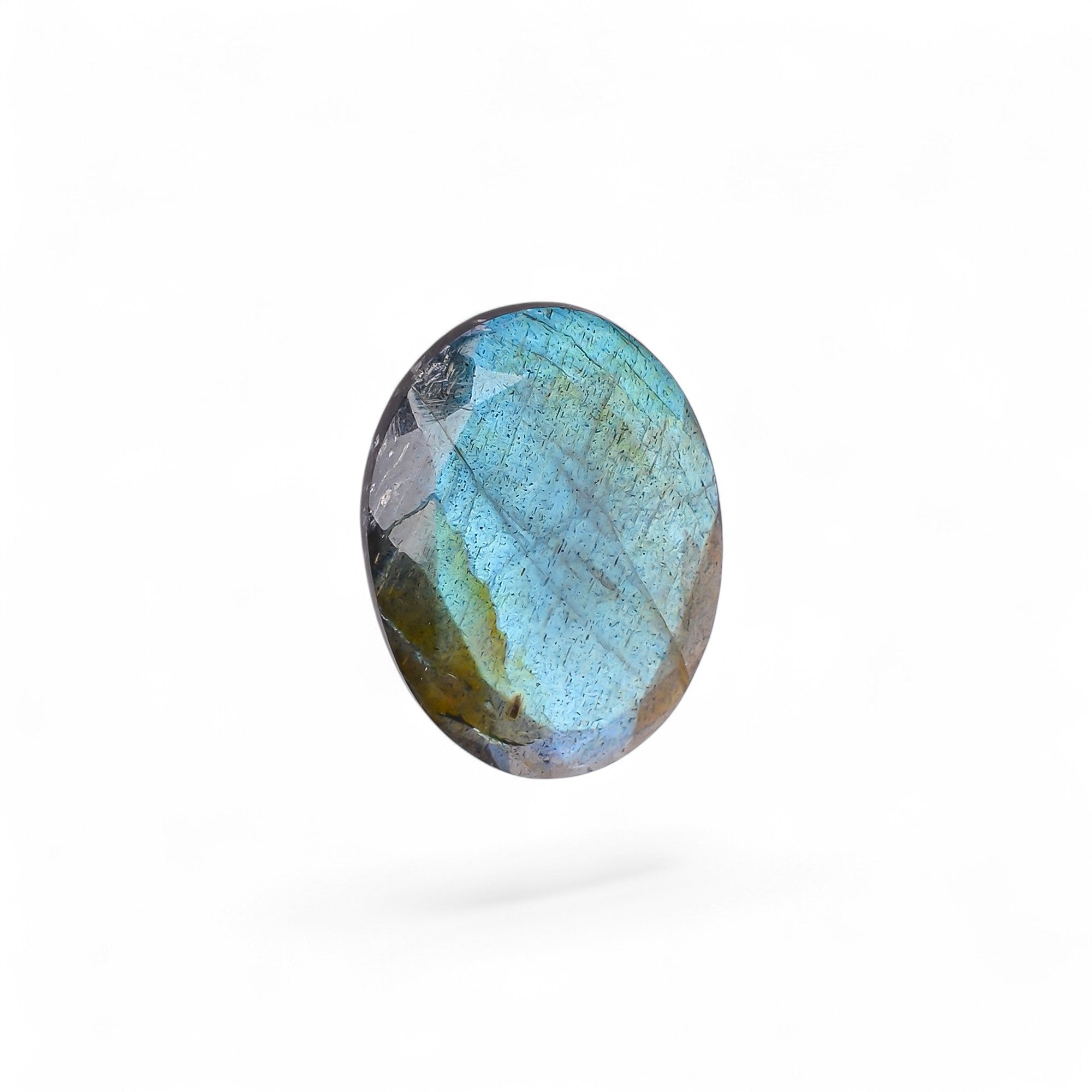 Natural Labradorite Oval Shape Cut Stone Loose Gemstone For Making Jewelry 15.5 Ct. 24X17X6 MM Y-10563