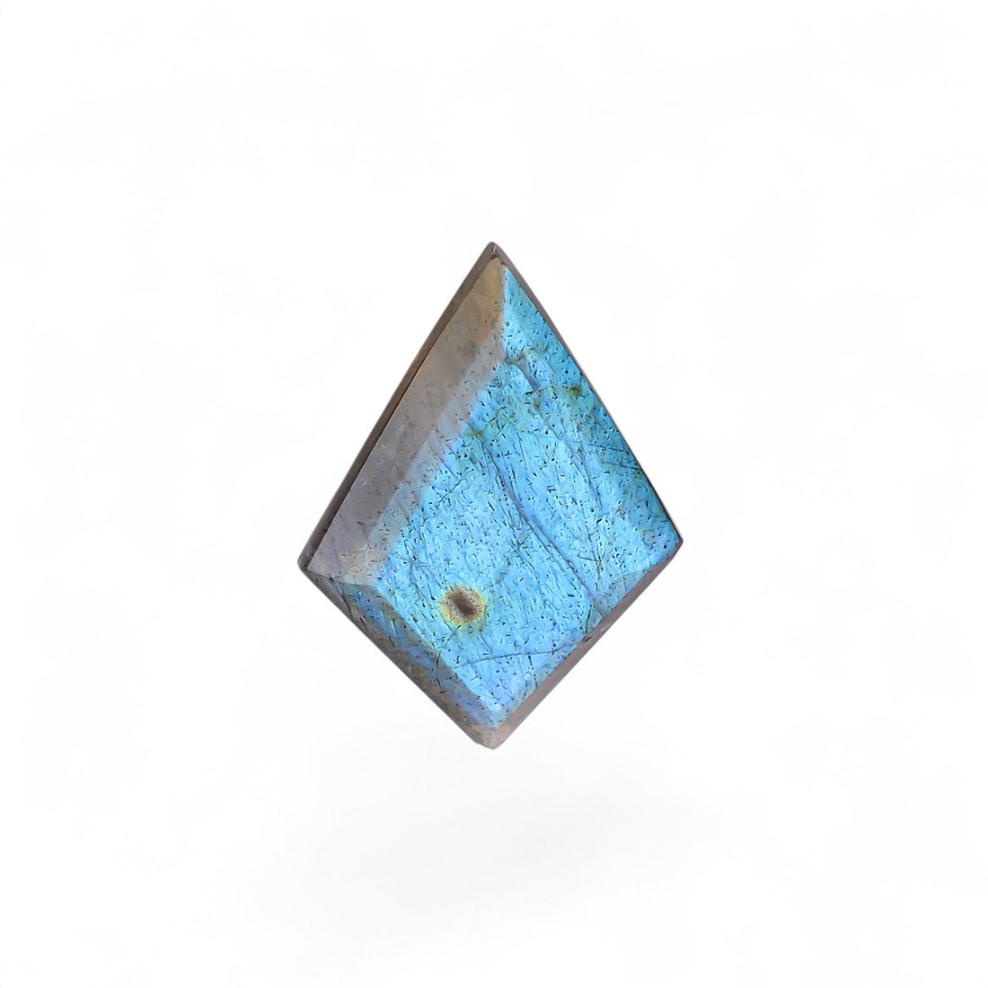 Natural Labradorite Shield Shape Cut Stone Loose Gemstone For Making Jewelry 12.5 Ct. 27X18X5 MM Y-10564