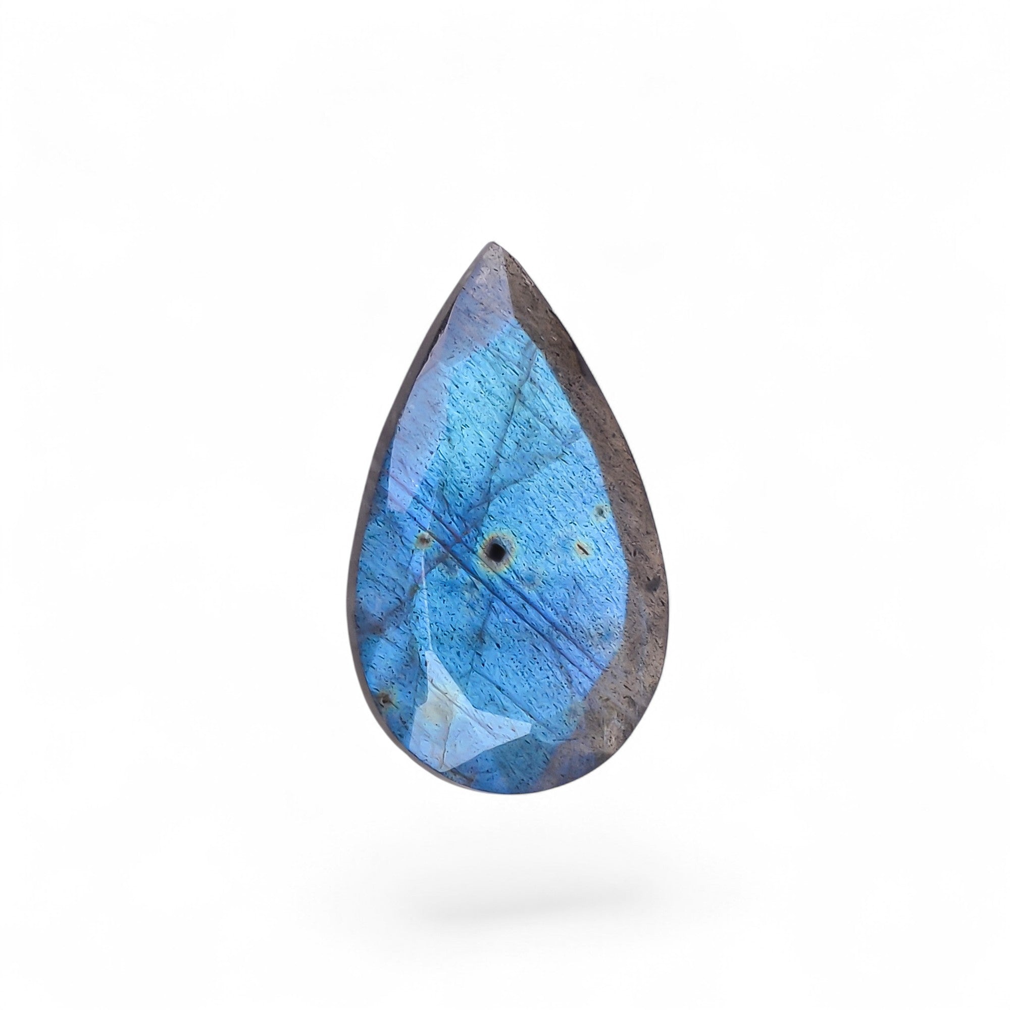 Natural Labradorite Pear Shape Cut Stone Loose Gemstone For Making Jewelry 11.5 Ct. 23X14X6 MM Y-10569