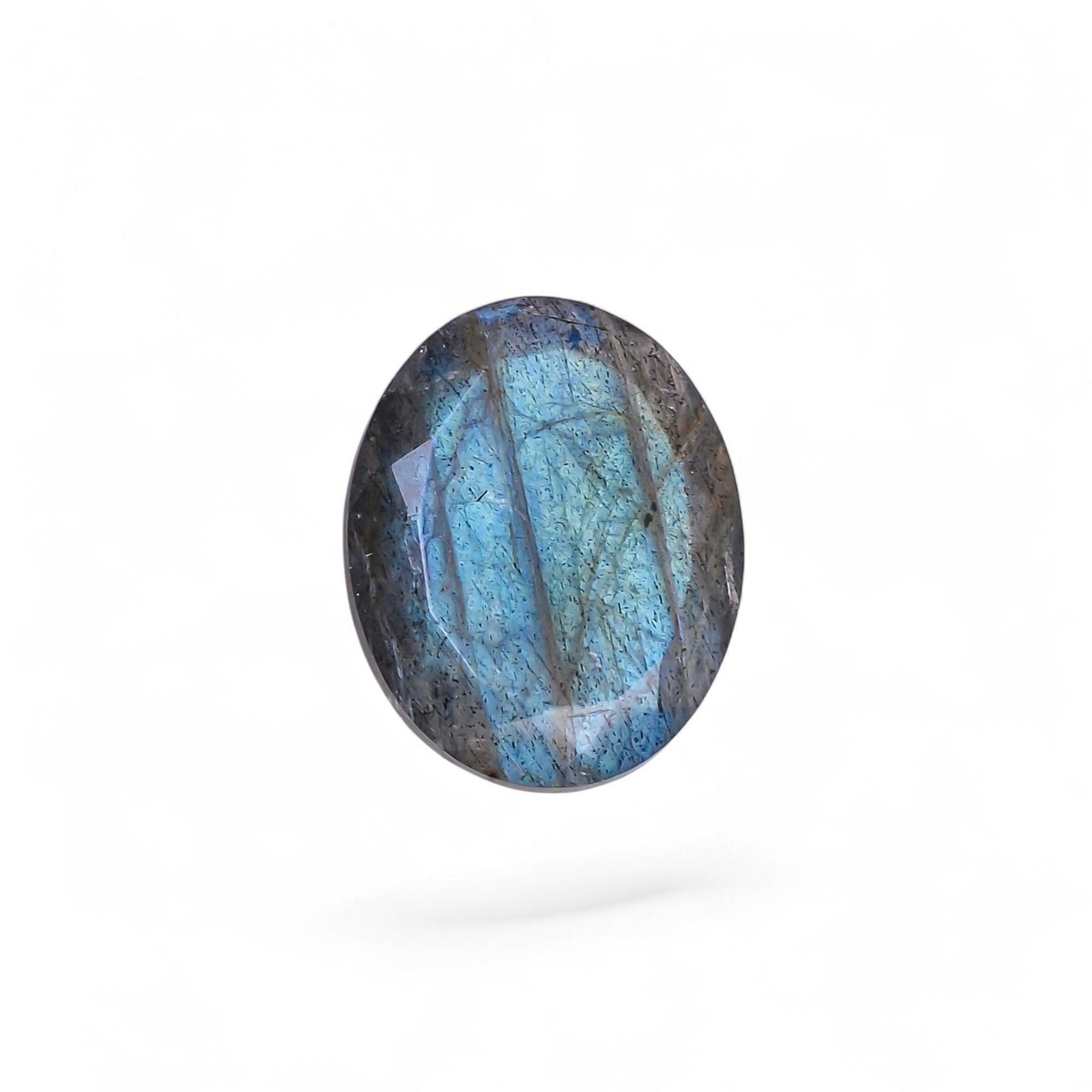 Natural Labradorite Oval Shape Cut Stone Loose Gemstone For Making Jewelry 12 Ct. 18X14X7 MM Y-10570