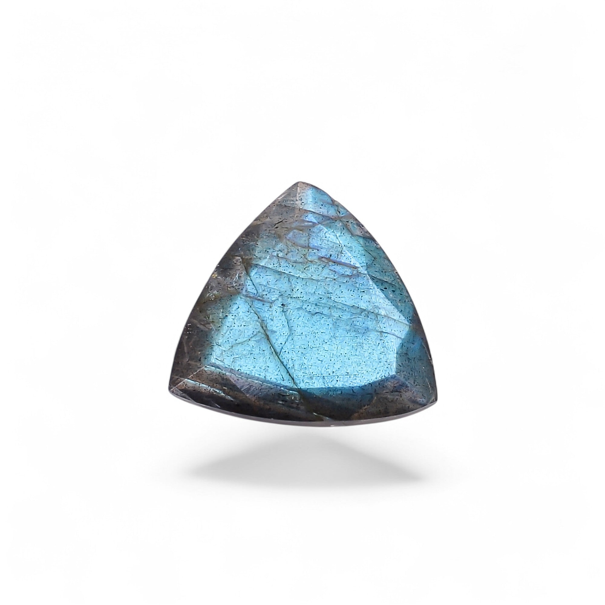 Natural Labradorite Trillion Shape Cut Stone Loose Gemstone For Making Jewelry 8 Ct. 15X15X6 MM Y-10572
