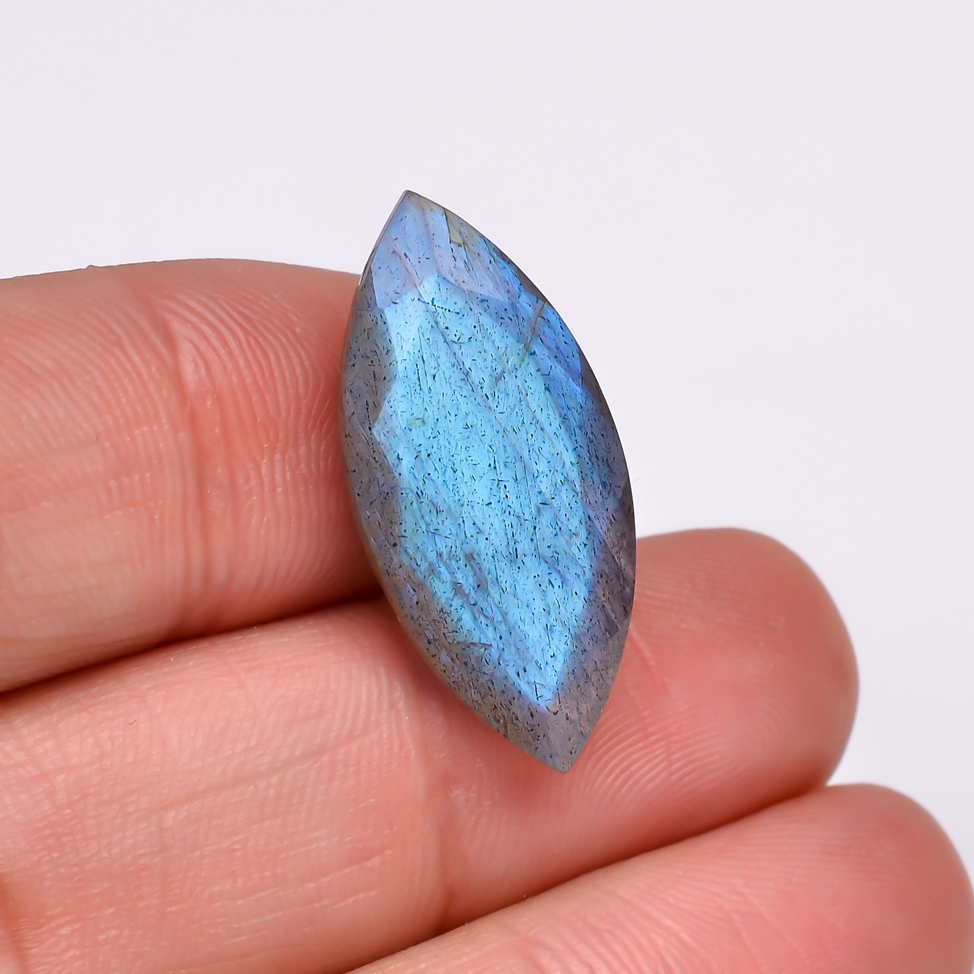 Natural Labradorite Marquise Shape Cut Stone Loose Gemstone For Making Jewelry 11.5 Ct. 24X11X7 MM Y-10575