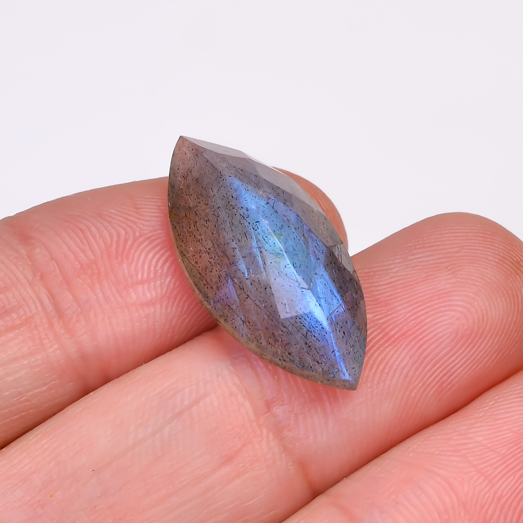 Natural Labradorite Marquise Shape Cut Stone Loose Gemstone For Making Jewelry 11.5 Ct. 24X11X7 MM Y-10575