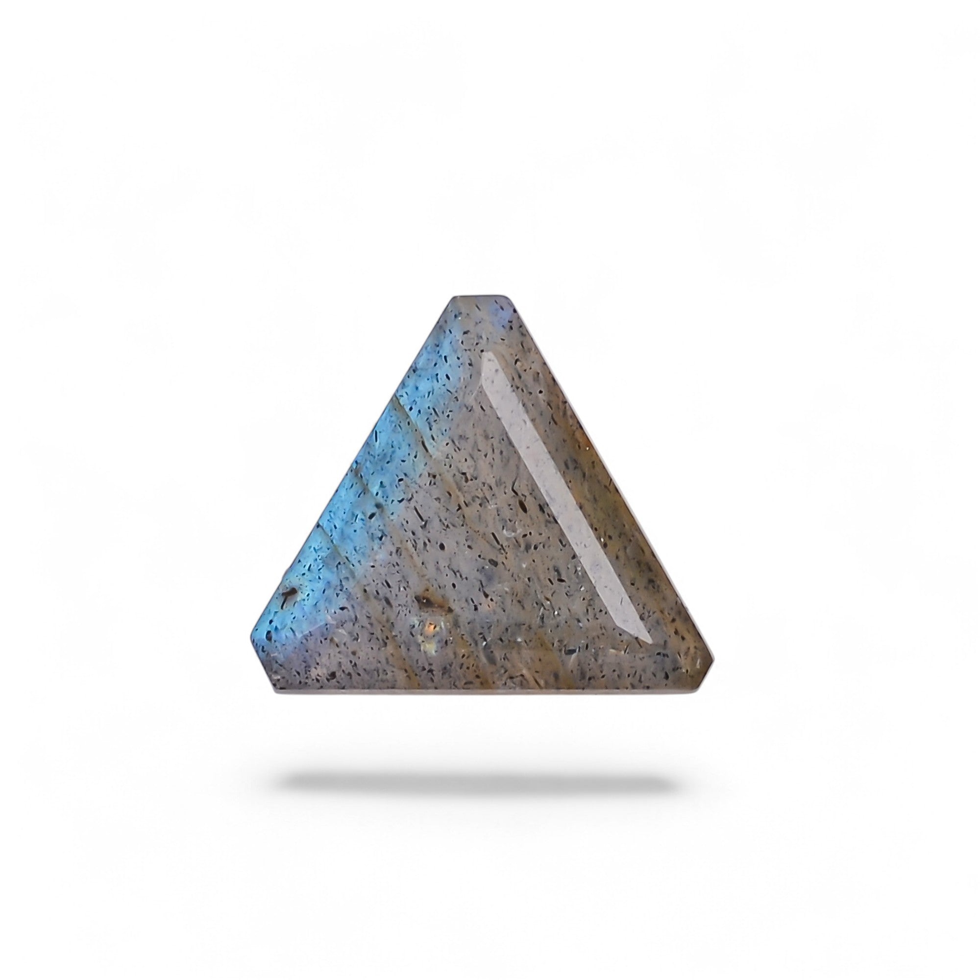 Natural Labradorite Triangle Shape Cut Stone Loose Gemstone For Making Jewelry 5 Ct. 12X12X5 MM Y-10576