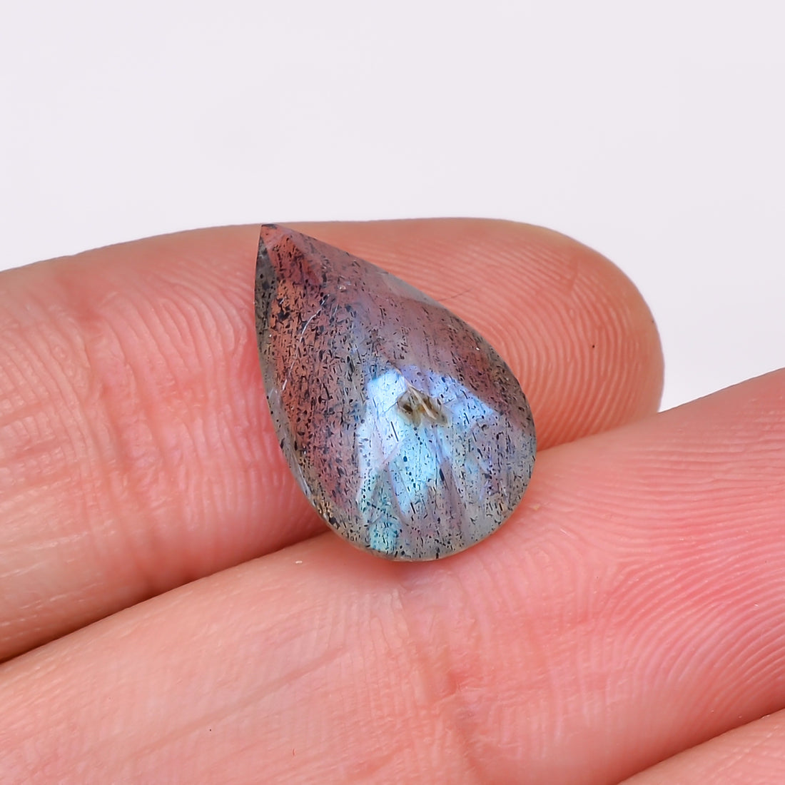 Natural Labradorite Pear Shape Cut Stone Loose Gemstone For Making Jewelry 5 Ct. 16X10X5 MM Y-10579