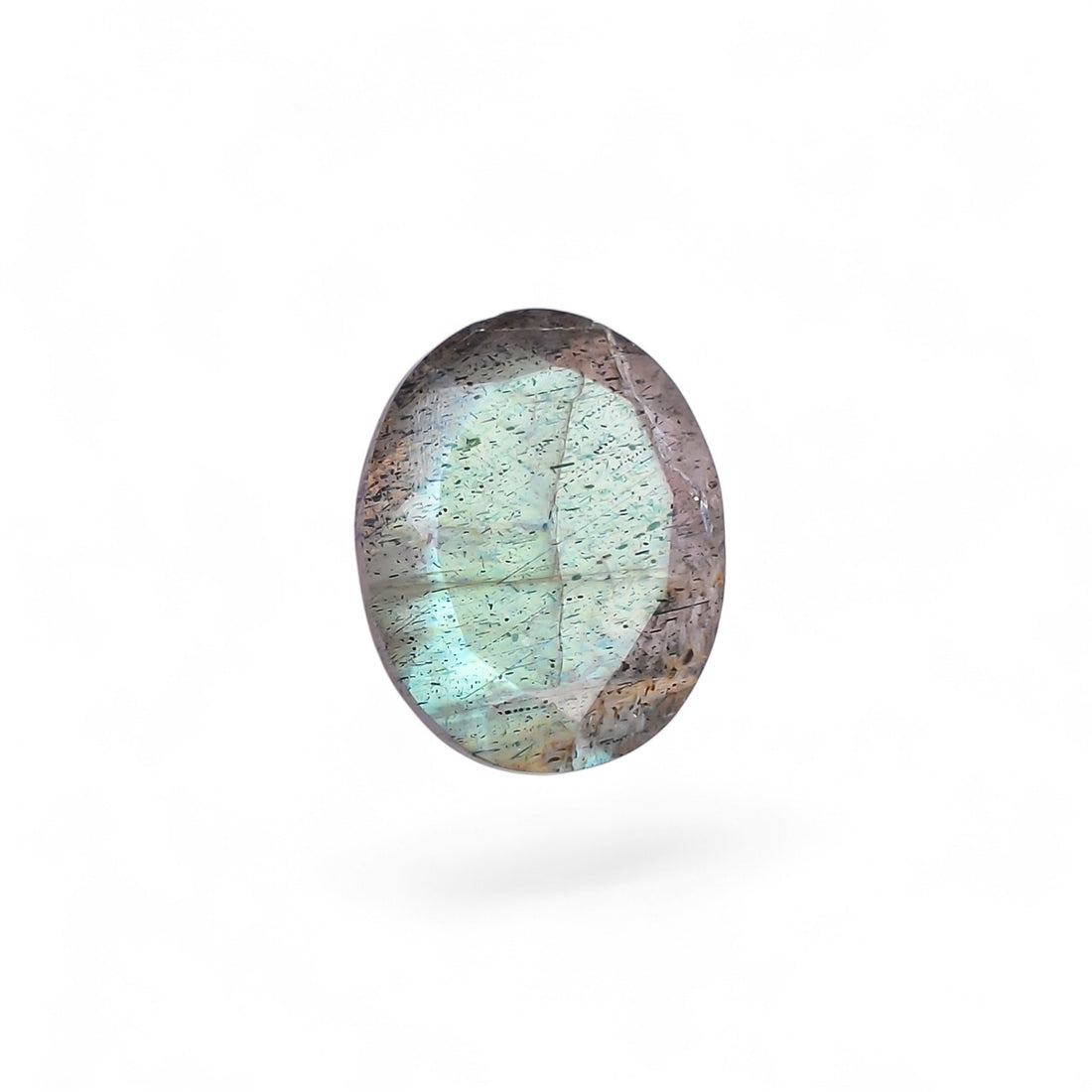 Natural Labradorite Oval Shape Cut Stone Loose Gemstone For Making Jewelry 4.5 Ct. 12X10X5 MM Y-10581