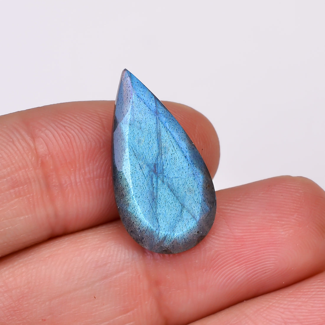Natural Labradorite Pear Shape Cut Stone Loose Gemstone For Making Jewelry 9.5 Ct. 22X12X6 MM Y-10582