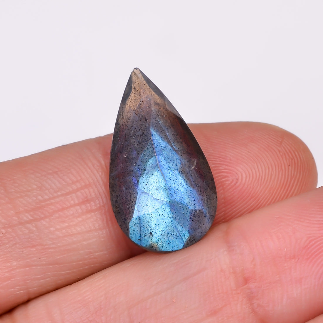 Natural Labradorite Pear Shape Cut Stone Loose Gemstone For Making Jewelry 9.5 Ct. 22X12X6 MM Y-10582