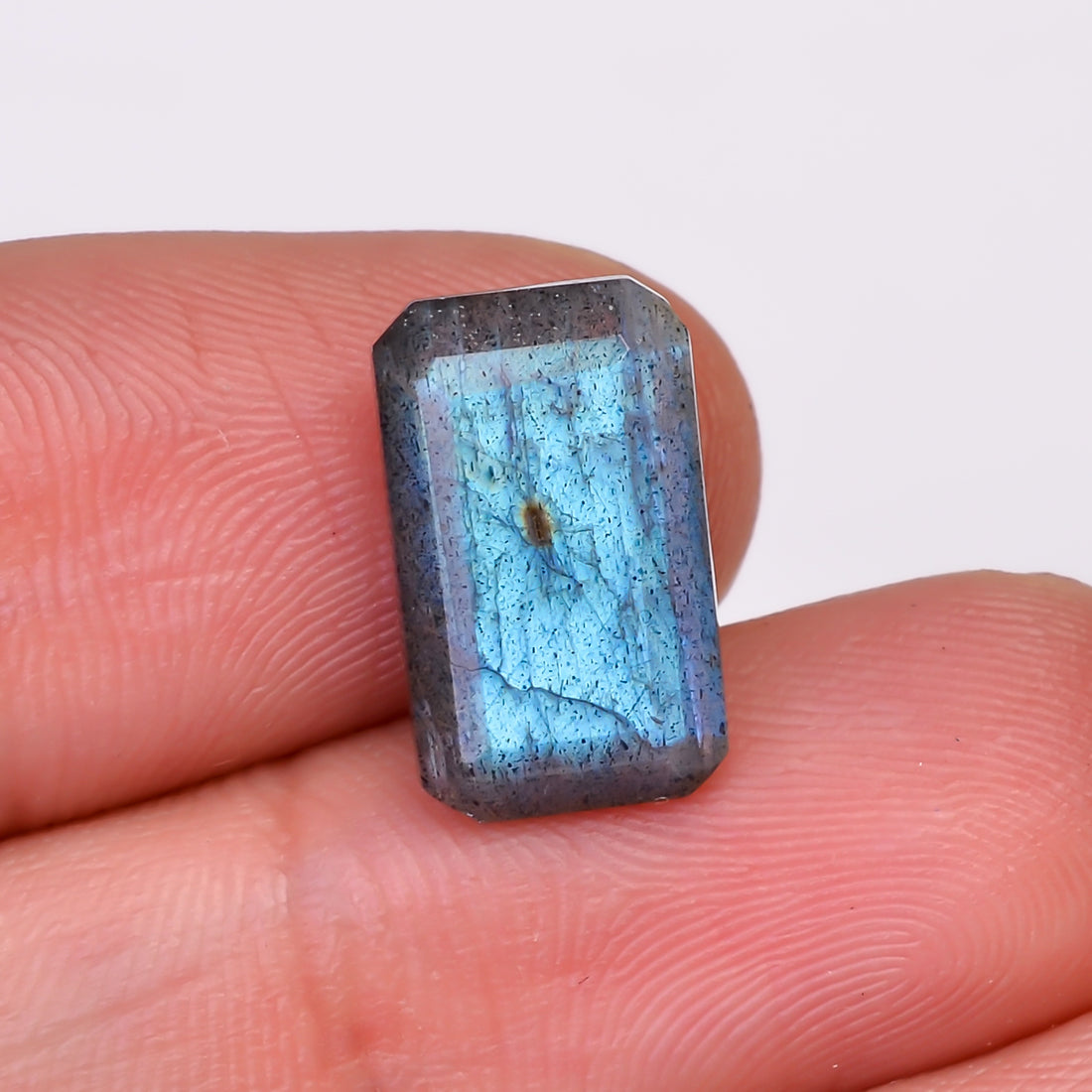 Natural Labradorite Radiant Shape Cut Stone Loose Gemstone For Making Jewelry 5 Ct. 14X8X5 MM Y-10583