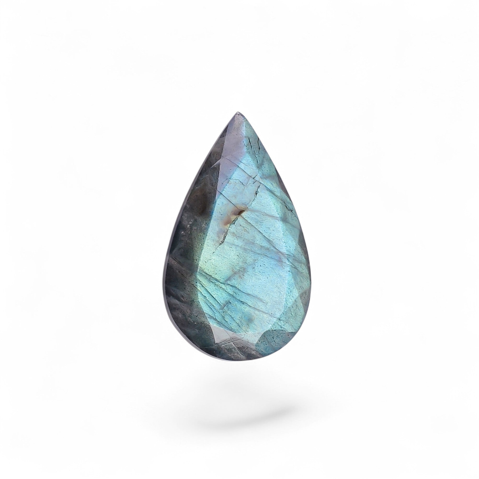 Natural Labradorite Pear Shape Cut Stone Loose Gemstone For Making Jewelry 11.5 Ct. 22X14X6 MM Y-10584