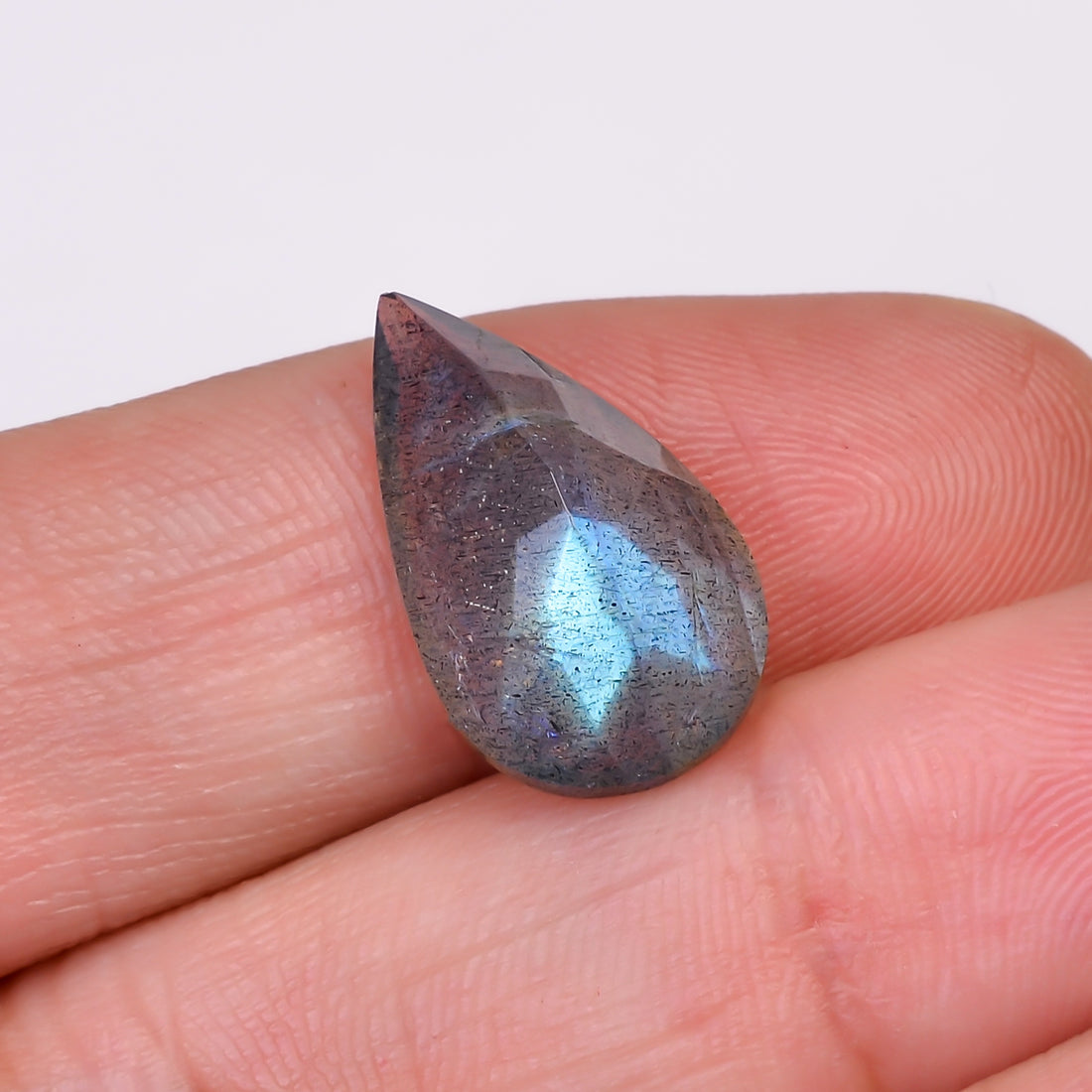 Natural Labradorite Pear Shape Cut Stone Loose Gemstone For Making Jewelry 7.5 Ct. 18X10X7 MM Y-10588