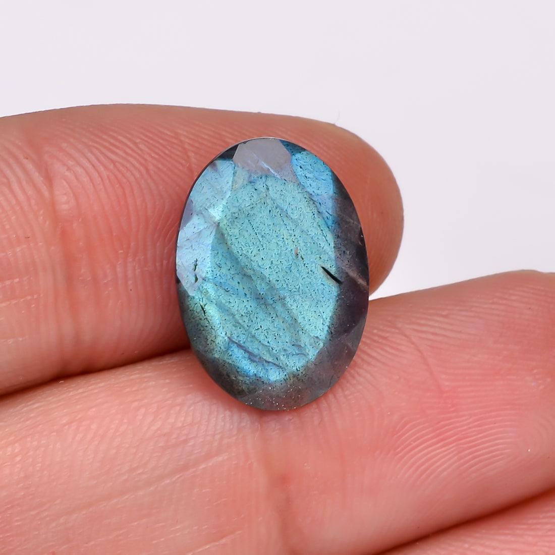 Natural Labradorite Oval Shape Cut Stone Loose Gemstone For Making Jewelry 6 Ct. 16X11X5 MM Y-10589