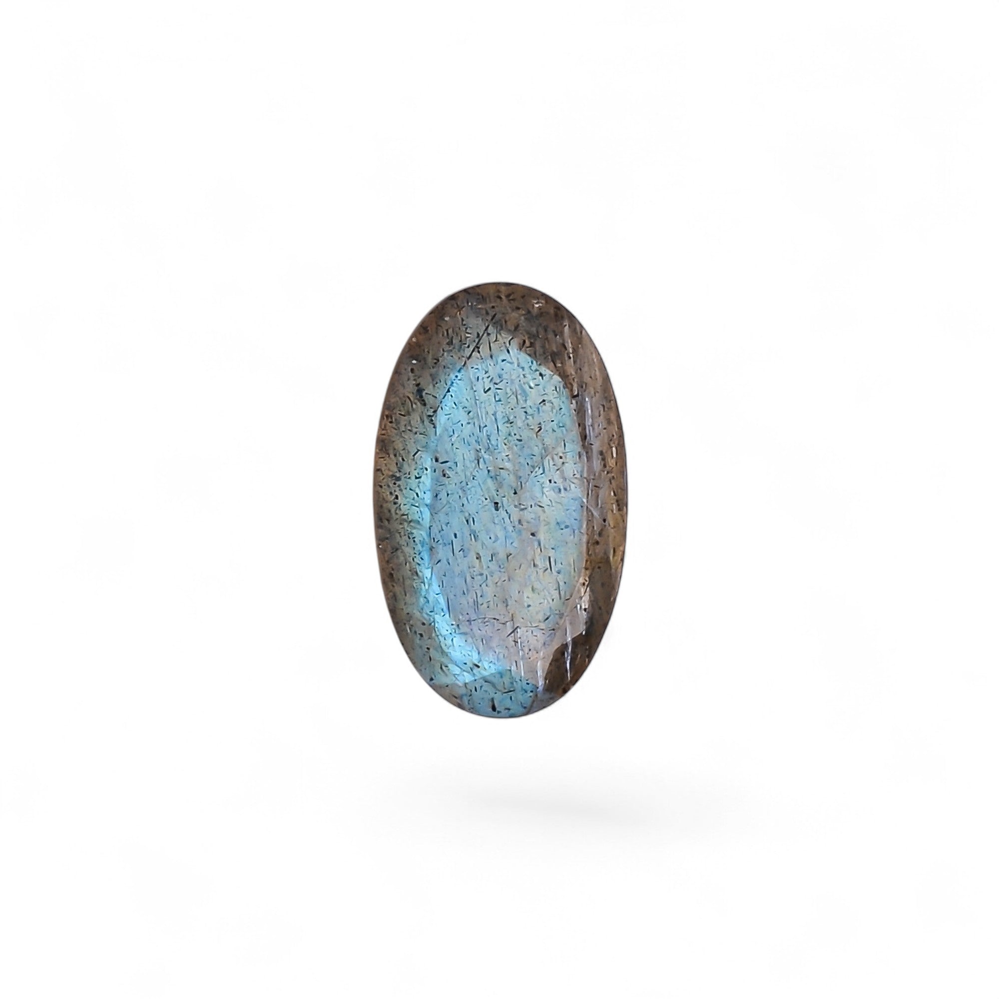 Natural Labradorite Oval Shape Cut Stone Loose Gemstone For Making Jewelry 4.5 Ct. 14X8X5 MM Y-10592