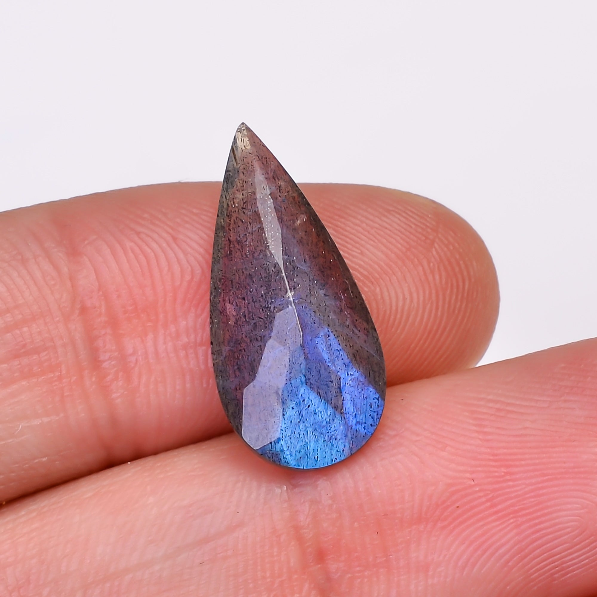 Natural Labradorite Pear Shape Cut Stone Loose Gemstone For Making Jewelry 5 Ct. 20X9X5 MM Y-10594