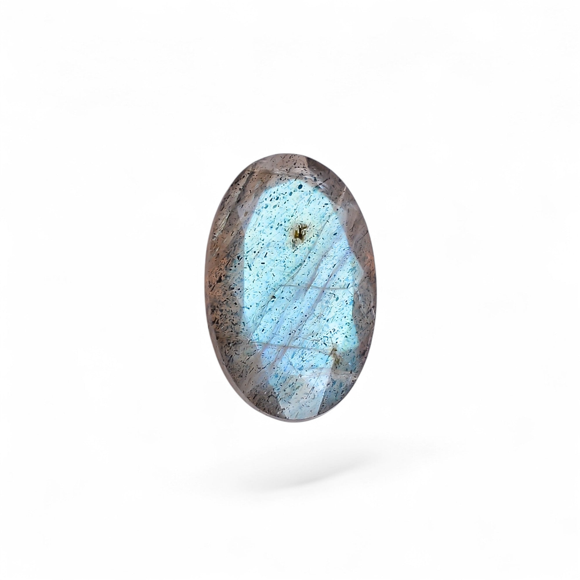 Natural Labradorite Oval Shape Cut Stone Loose Gemstone For Making Jewelry 6.5 Ct. 16X10X5 MM Y-10608