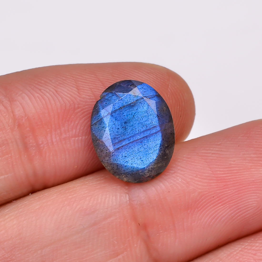 Natural Labradorite Oval Shape Cut Stone Loose Gemstone For Making Jewelry 4.5 Ct. 13X10X5 MM Y-10610