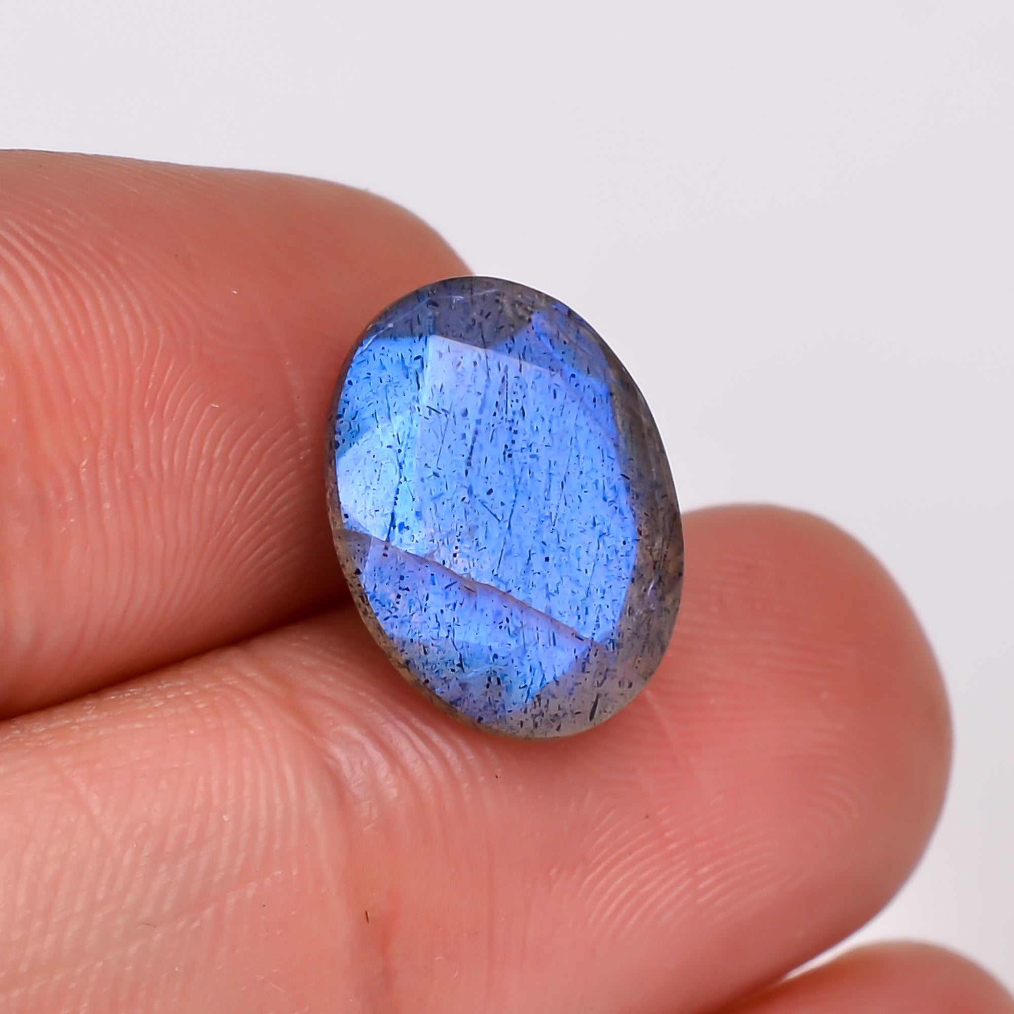 Natural Labradorite Oval Shape Cut Stone Loose Gemstone For Making Jewelry 5 Ct. 13X10X6 MM Y-10611