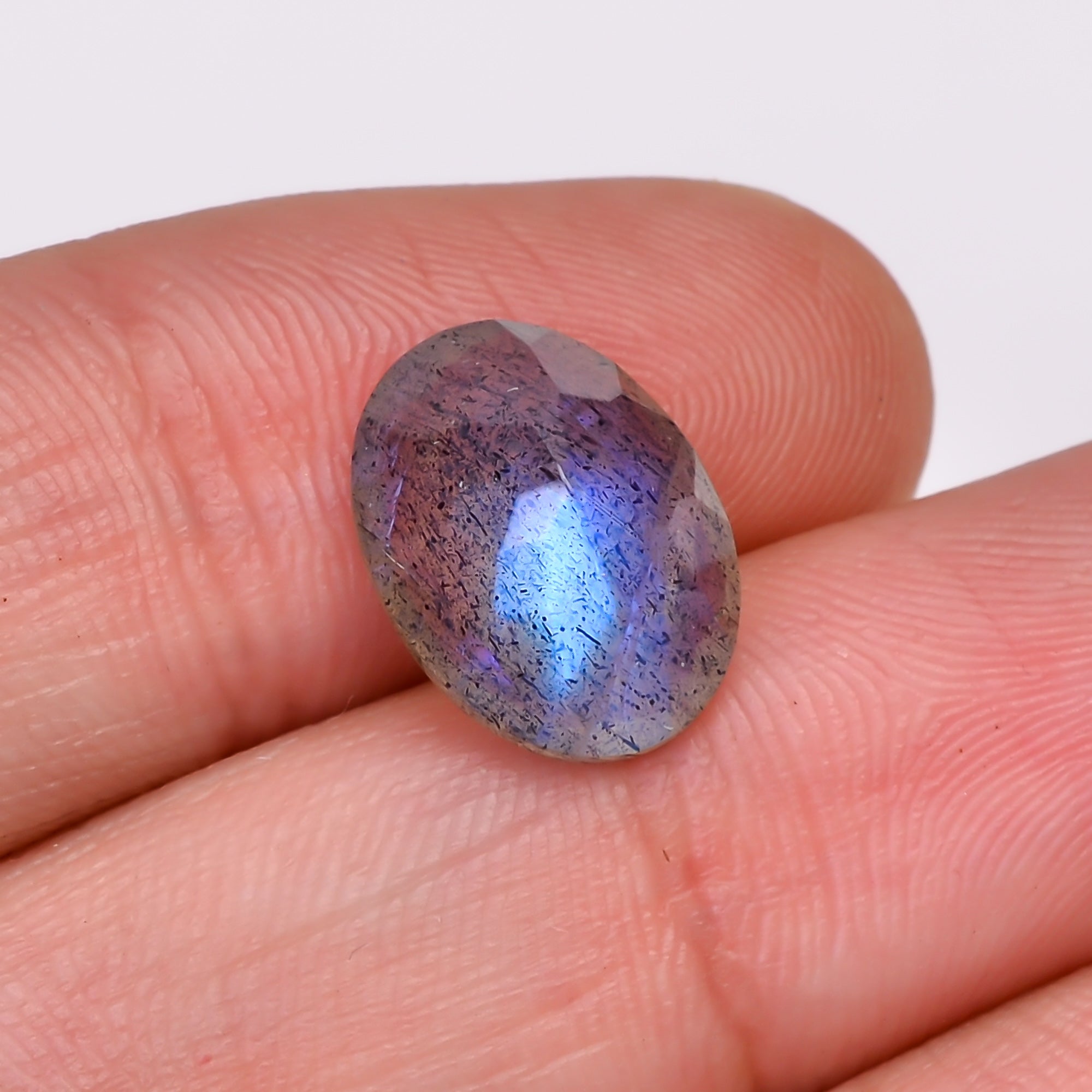 Natural Labradorite Oval Shape Cut Stone Loose Gemstone For Making Jewelry 5 Ct. 13X10X6 MM Y-10611