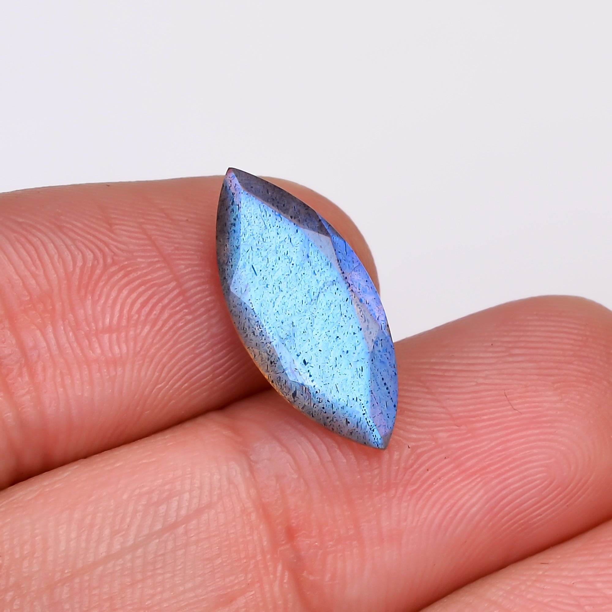 Natural Labradorite Marquise Shape Cut Stone Loose Gemstone For Making Jewelry 3.5 Ct. 17X7X4 MM Y-10614