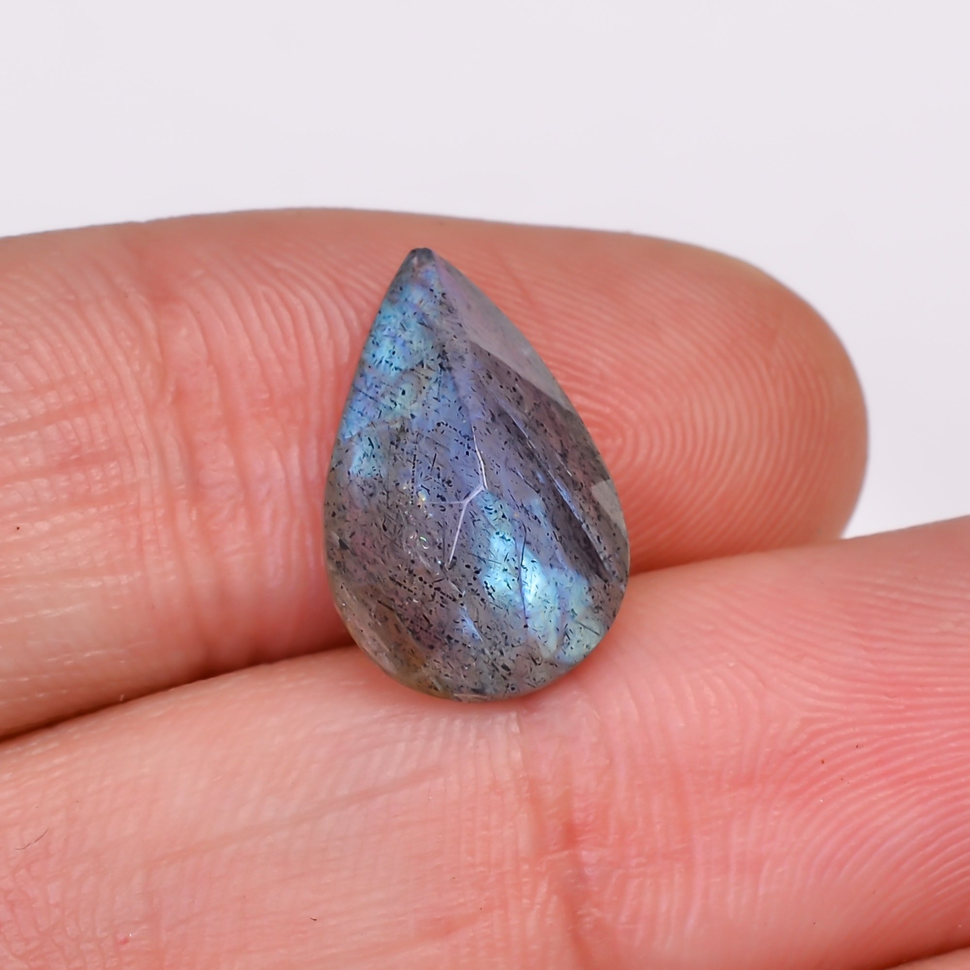 Natural Labradorite Pear Shape Cut Stone Loose Gemstone For Making Jewelry 5 Ct. 14X9X6 MM Y-10616