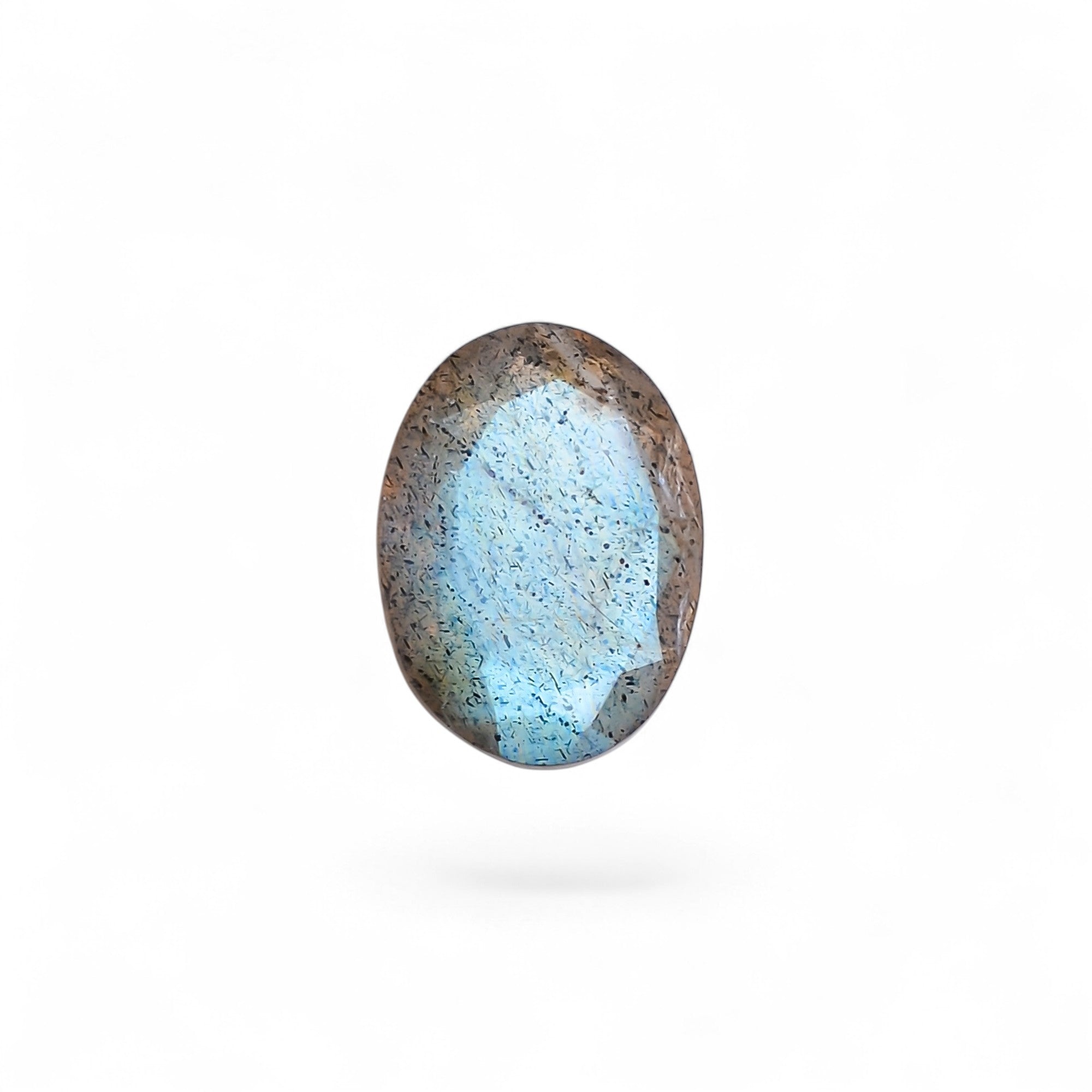 Natural Labradorite Oval Shape Cut Stone Loose Gemstone For Making Jewelry 3.5 Ct. 11X8X5 MM Y-10617