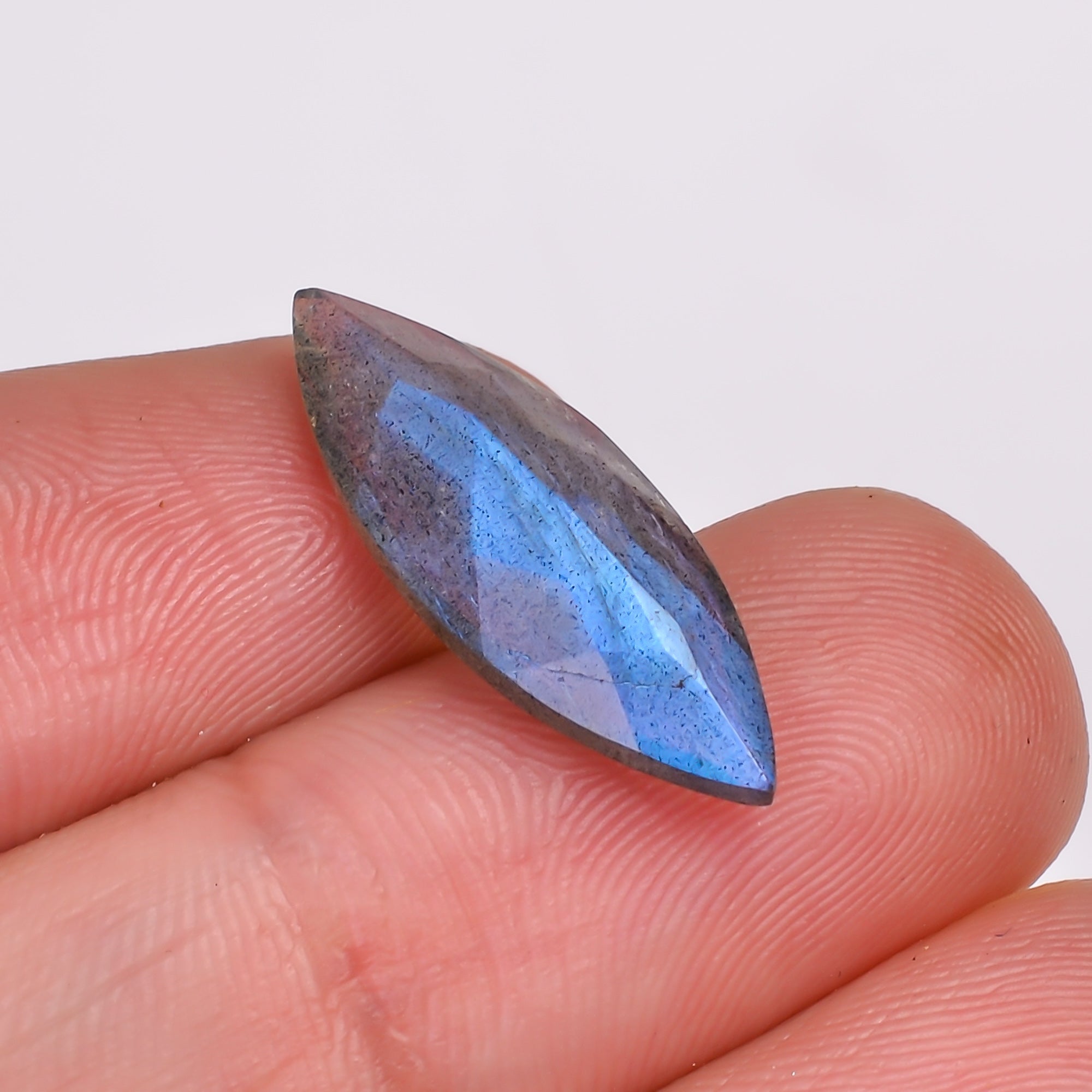 Natural Labradorite Marquise Shape Cut Stone Loose Gemstone For Making Jewelry 4.5 Ct. 21X8X4 MM Y-10618